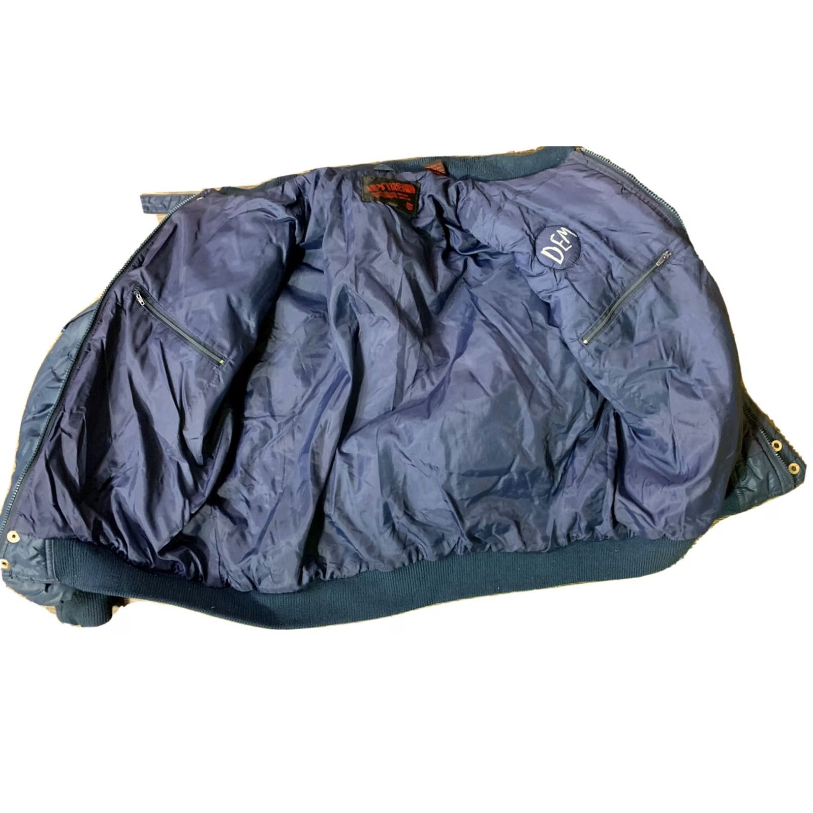 Vintage VINTAGE Upstream Racing Division Blue Nylon Jacket Adult XL Size US XL / EU 56 / 4 - 4 Thumbnail