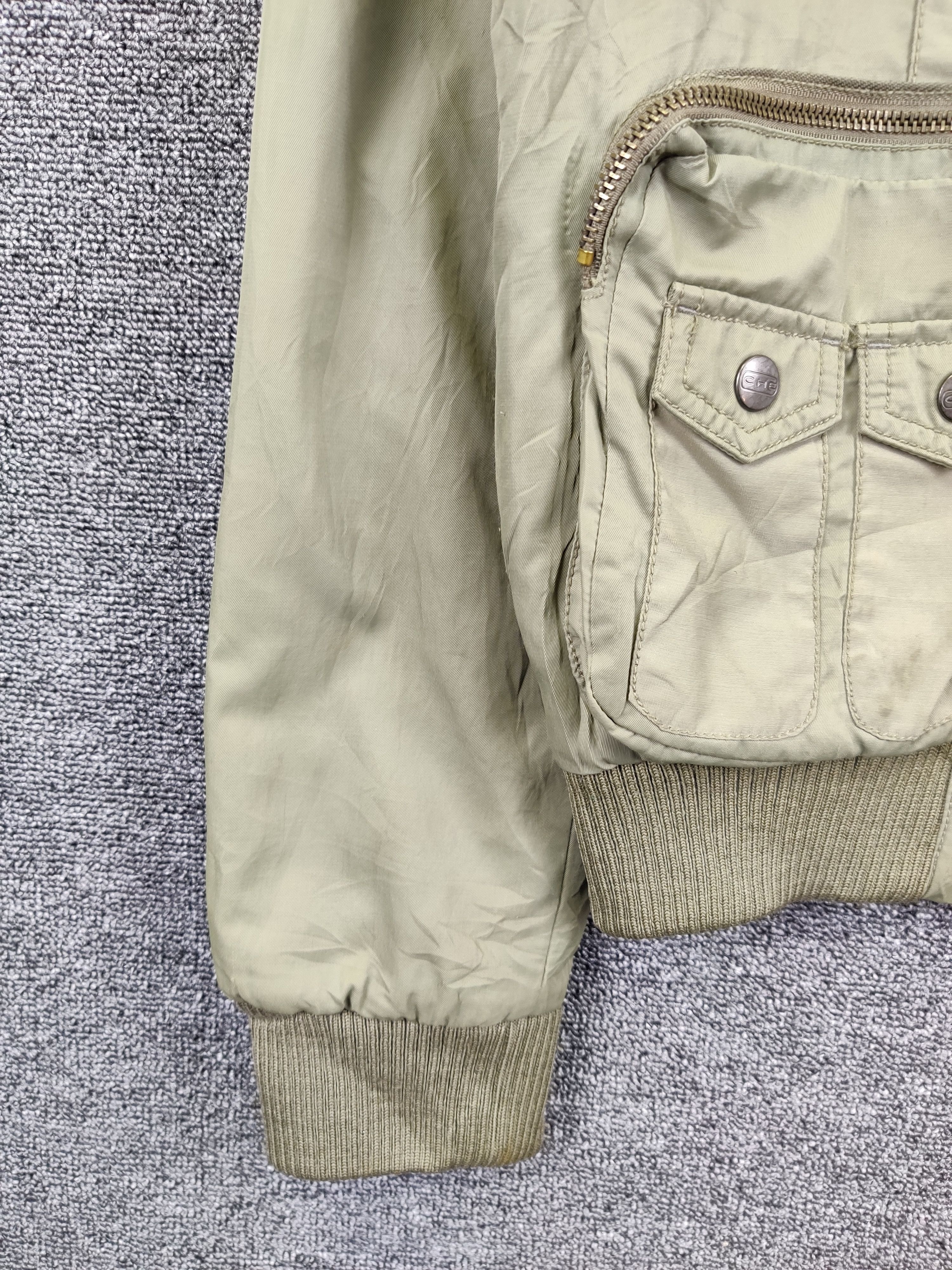 Chevignon Vintage 90s Chevignon Parachute Military Bomber Jacket Size US M / EU 48-50 / 2 - 3 Thumbnail