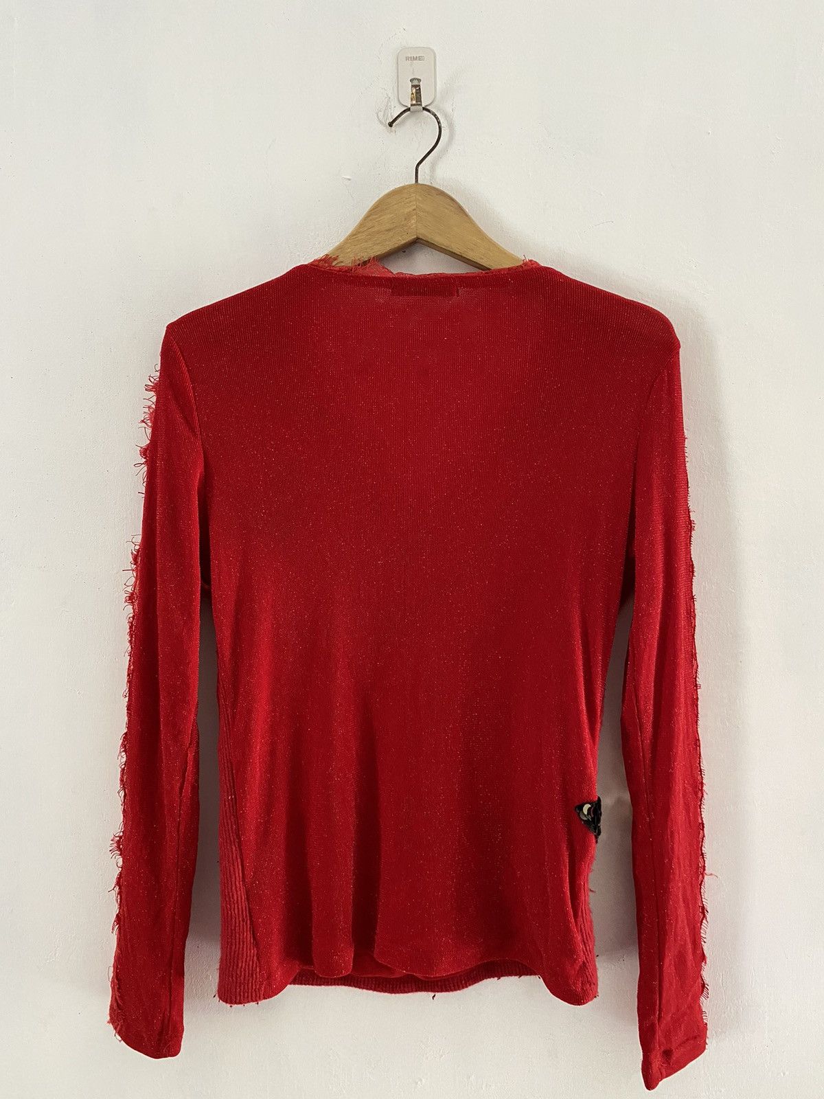 20471120 × Hysteric Glamour × Japanese Brand Echo star glitter distressed knit sweatshirt Size US M / EU 48-50 / 2 - 3 Thumbnail