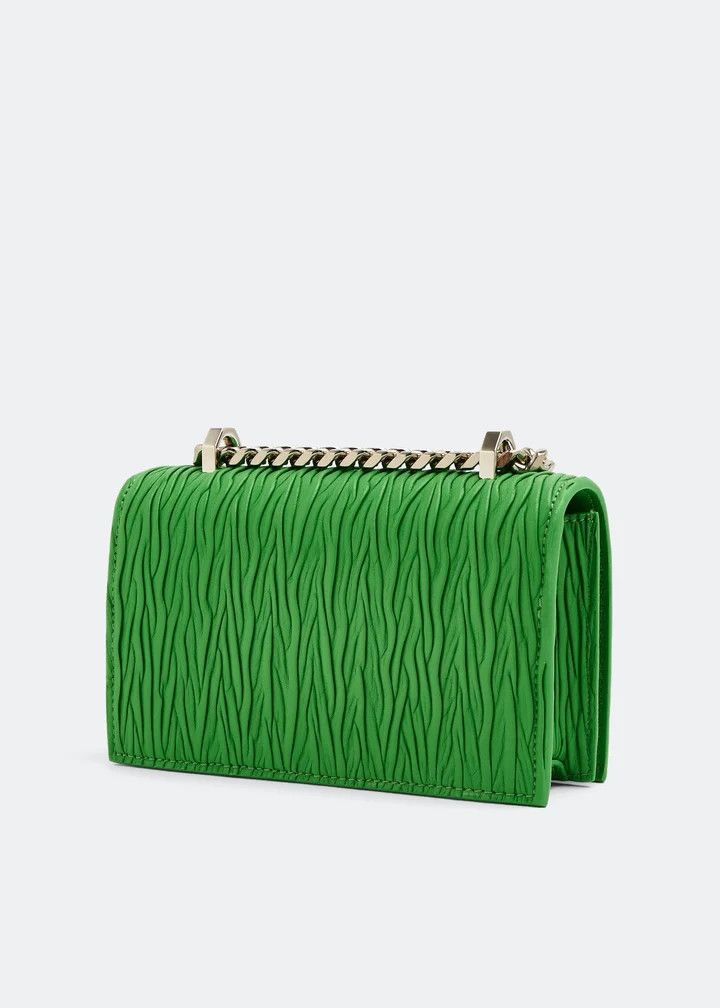 Alexander McQueen CC000025 Size: OS / Jewelled Satchel Mini Bag in Green Size ONE SIZE - 3 Thumbnail
