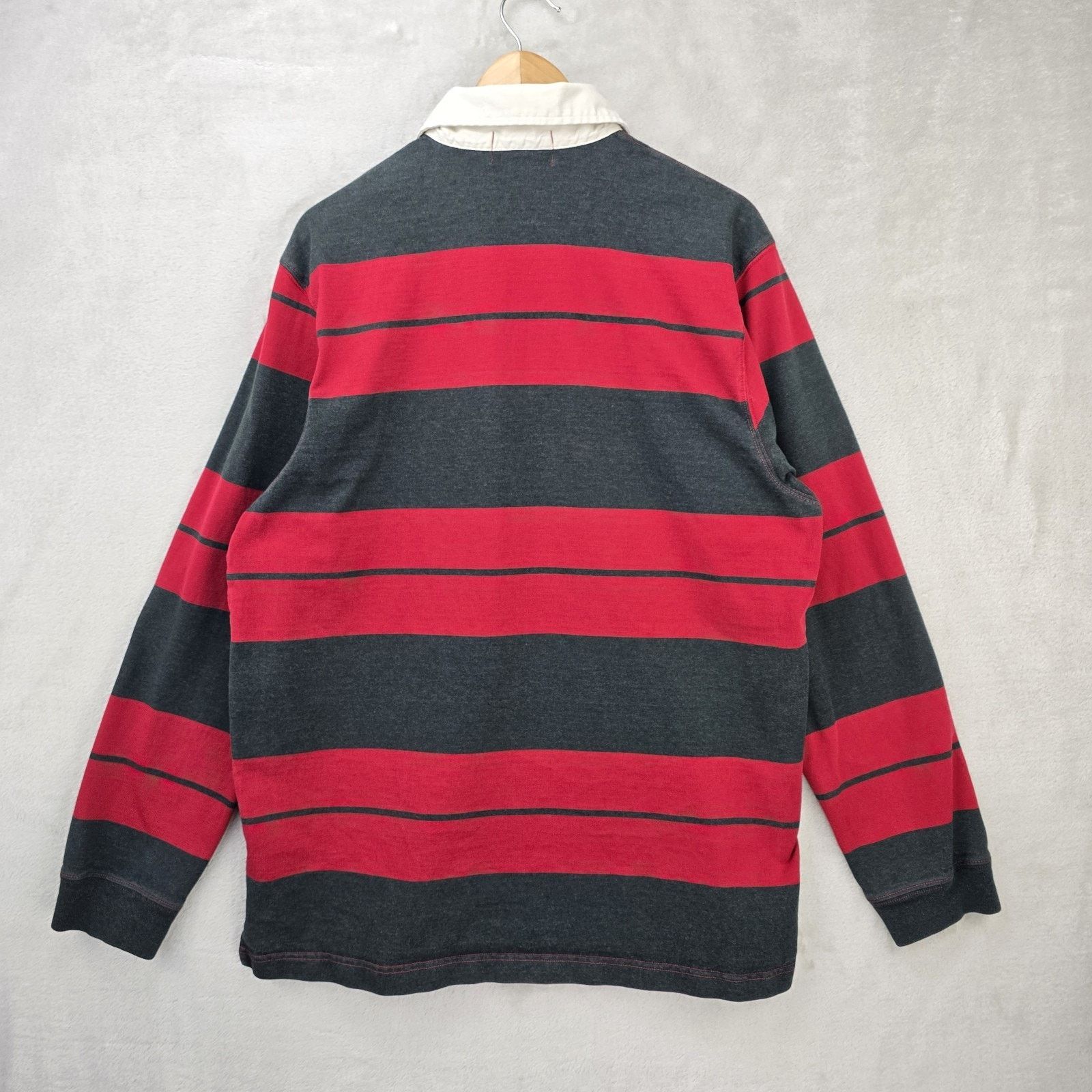 Eddie Bauer Eddie Bauer Rugby Polo Shirt Mens Large Tall Striped Vintage Size US L / EU 52-54 / 3 - 9 Thumbnail