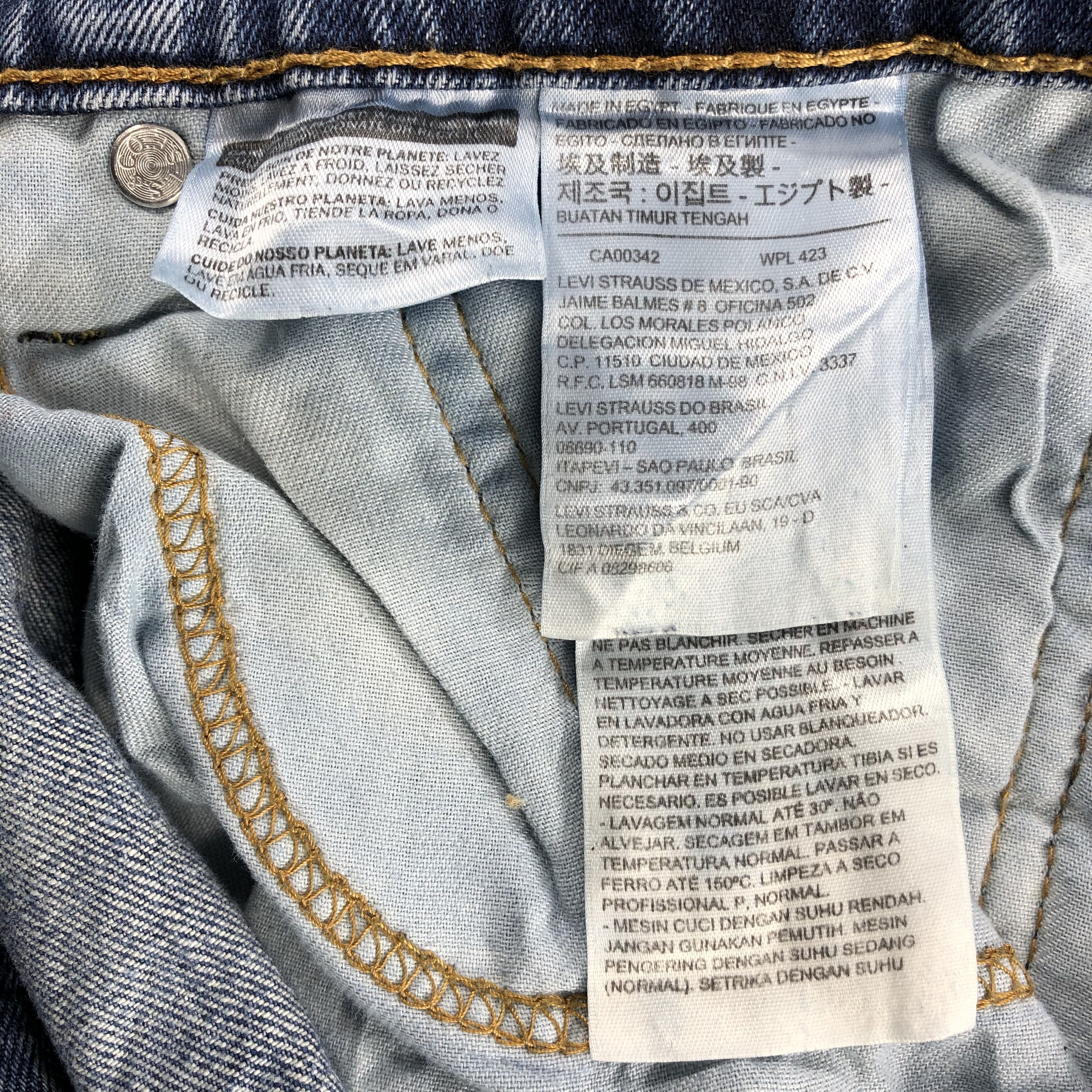 Levi's × Vintage Vintage Levis 511 Slim Fit Jeans-JM721 Size US 33 - 10 Thumbnail