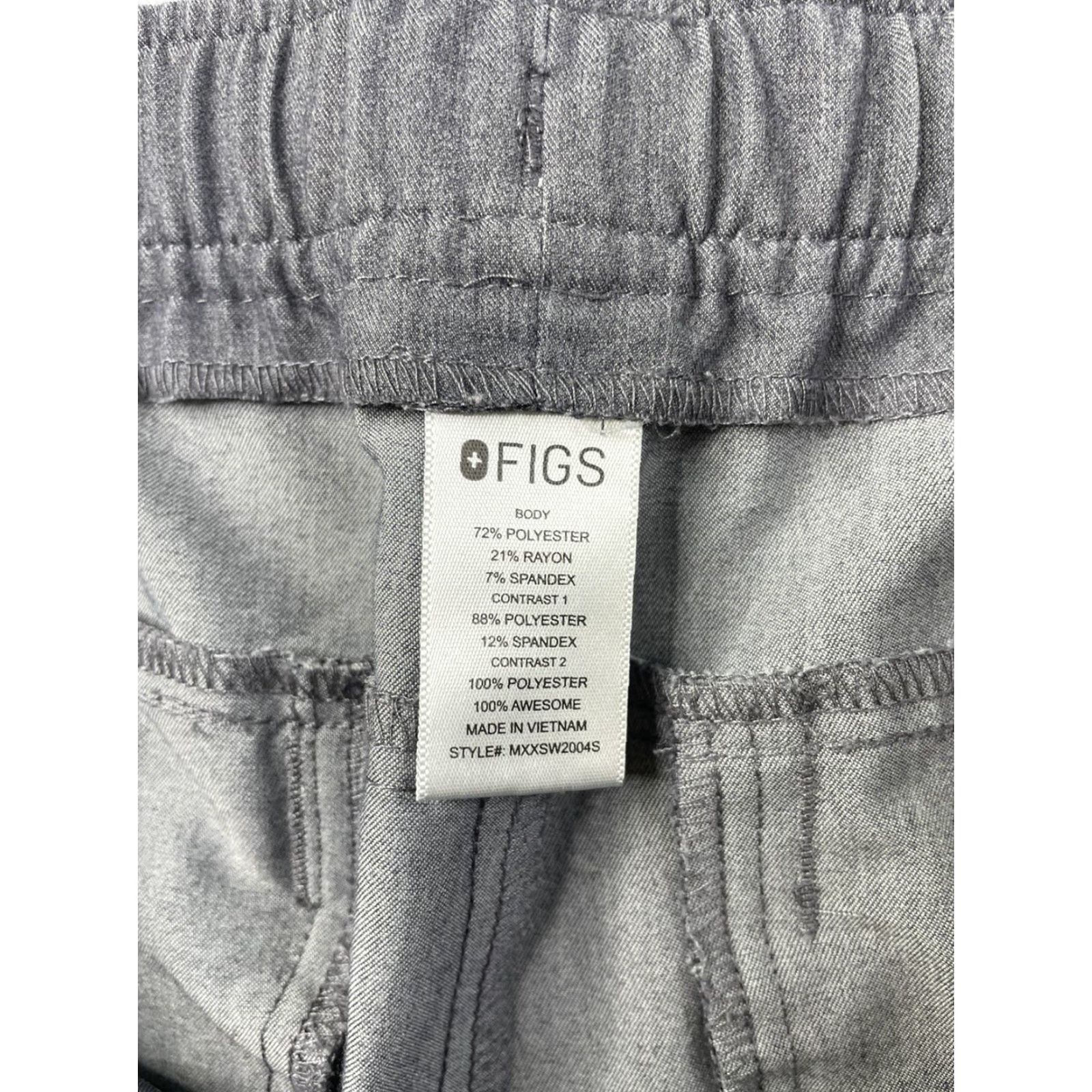 Vintage FIGS Tansen Joggers Scrub Pants Gray XL Short Mens XS?L?N/A Size US 36 / EU 52 - 3 Thumbnail