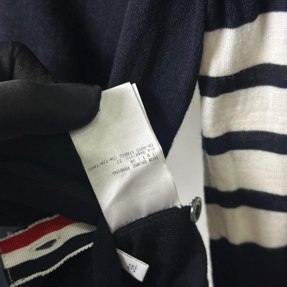 Thom Browne THOM BROWNE 4BAR NAVY WOOL KNITED Size XS / US 0-2 / IT 36-38 - 8 Thumbnail