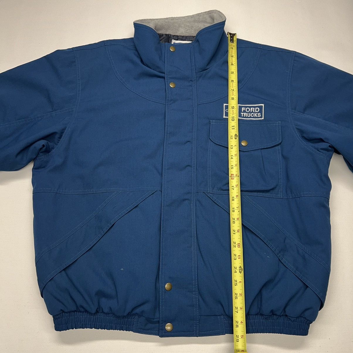 Ford × Vintage VTG Ford Jacket Blue Full Zip Factory Uniform Truck Canada Size US XL / EU 56 / 4 - 20 Thumbnail