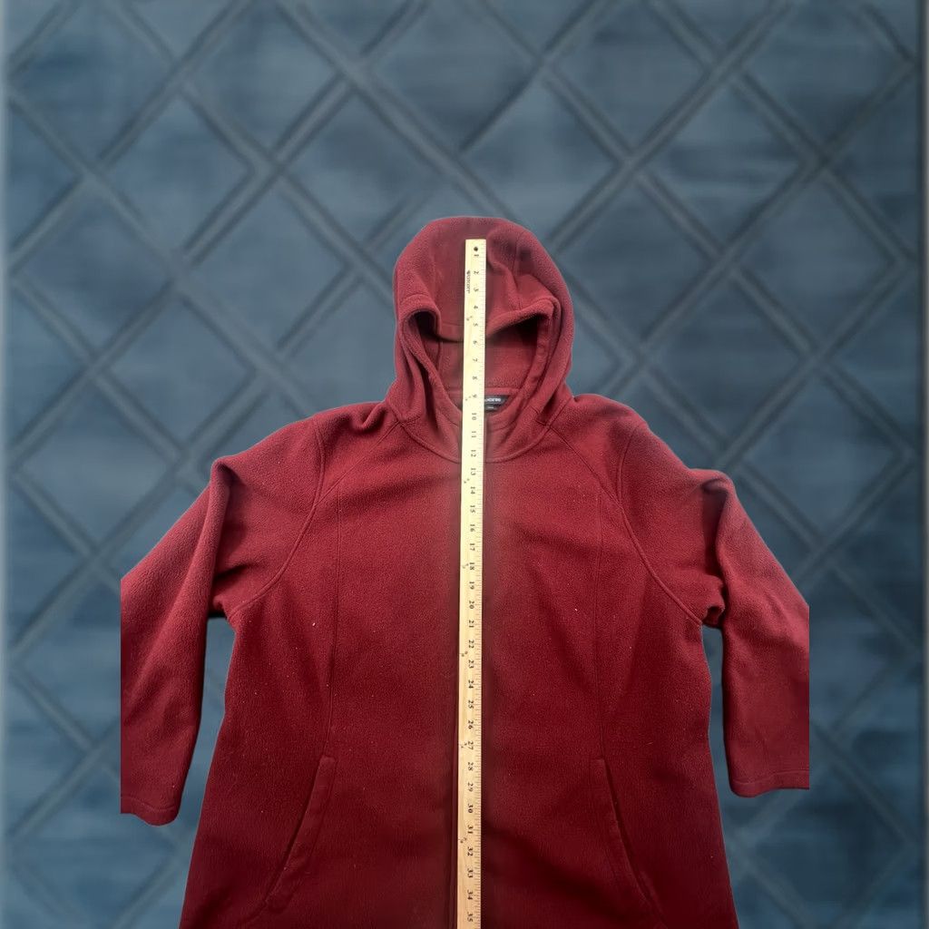 Lands' End Lands' End Red 3XL Hoodie Full Zip Men's Shirt Jacket Regular Fit Zipper Hooded VINTAGE? No - but follow rules. Size US XXL / EU 58 / 5 - 1 Thumbnail