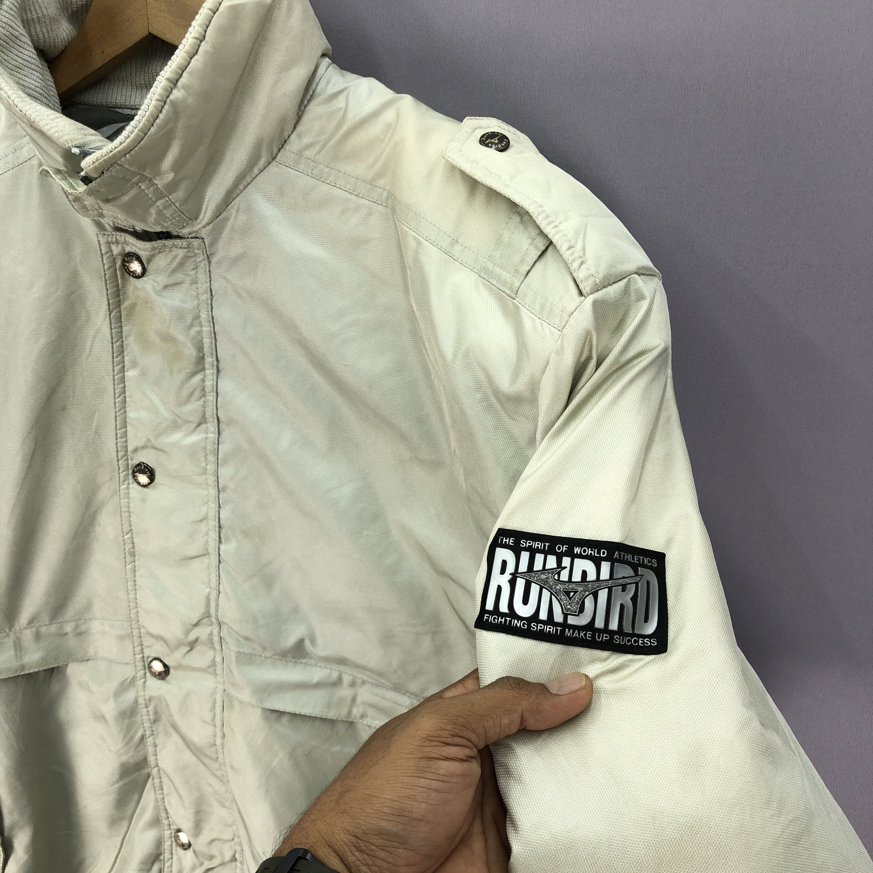 Japanese Brand × Mizuno Vintage 90s Mizuno Japan Runbird Jacket Large Size US M / EU 48-50 / 2 - 3 Thumbnail
