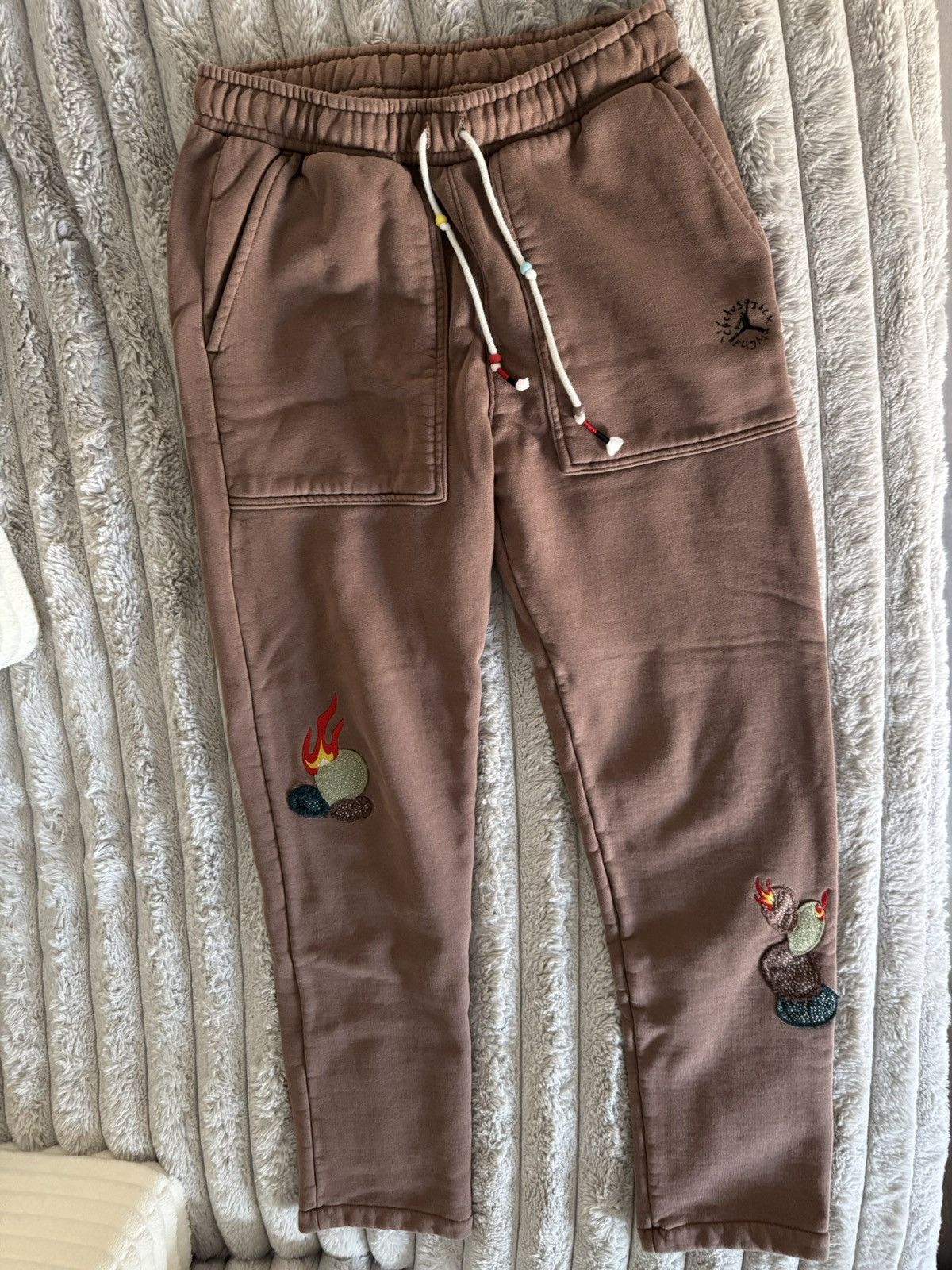 Nike × Travis Scott cactus jack travis scott jordan fleece pants archaeo nike Size US 30 / EU 46 - 20 Thumbnail