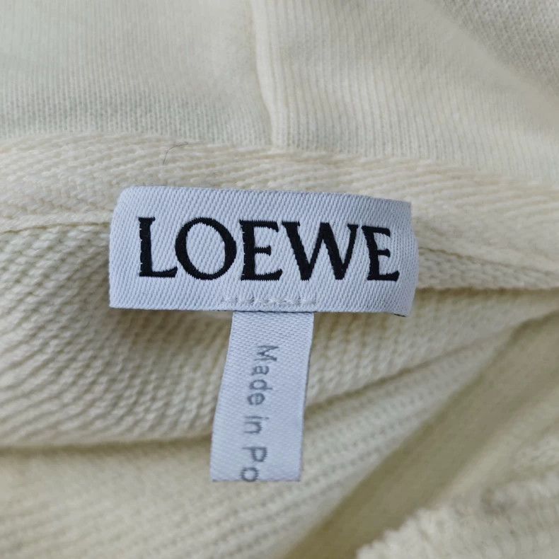 Loewe LOEWE White striped hooded hoodie Size M / US 6-8 / IT 42-44 - 5 Thumbnail