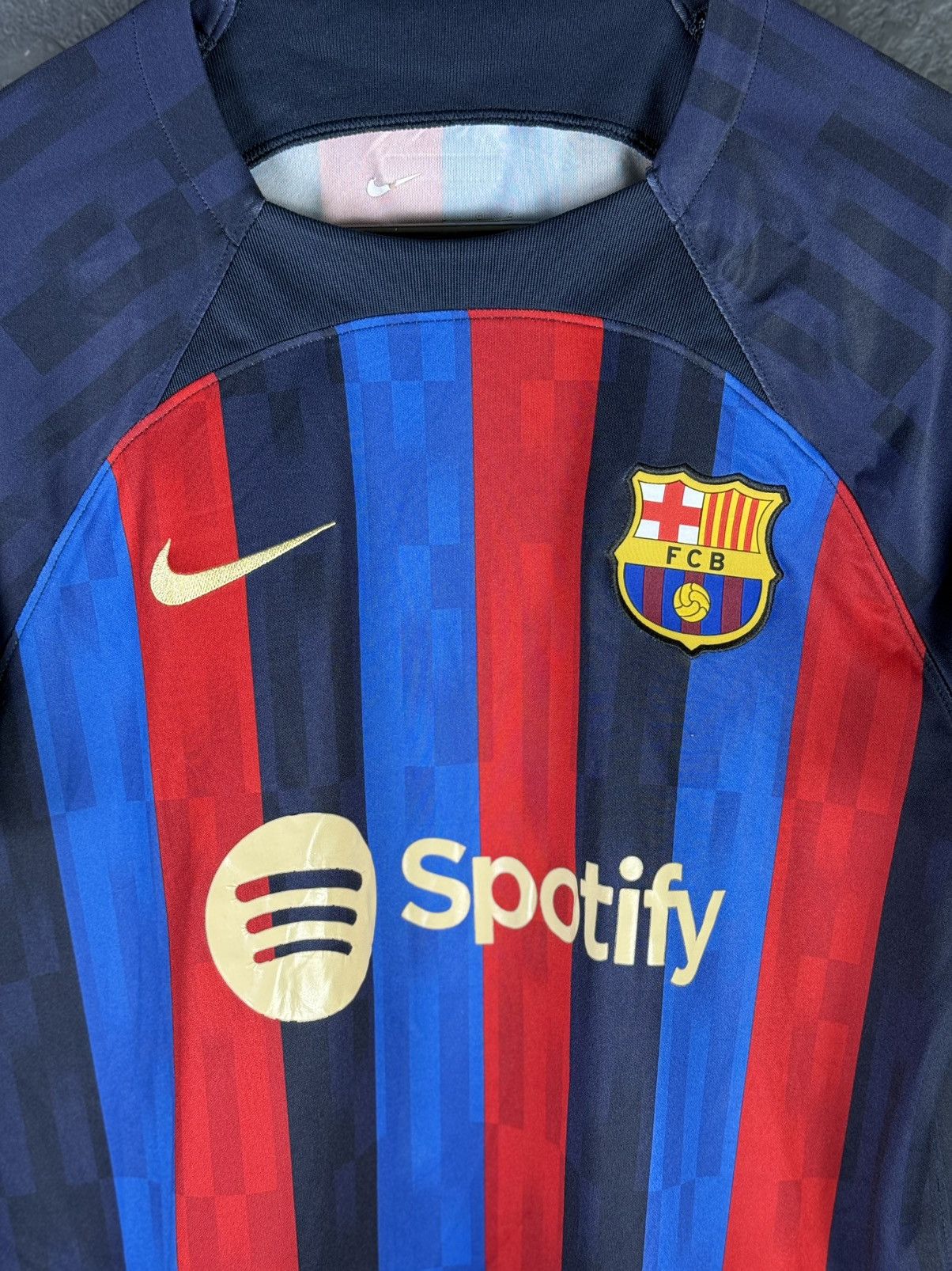 Nike Nike Barcelona Ansu Fati #10 Home Soccer Jersey 2022 Size US L / EU 52-54 / 3 - 4 Thumbnail