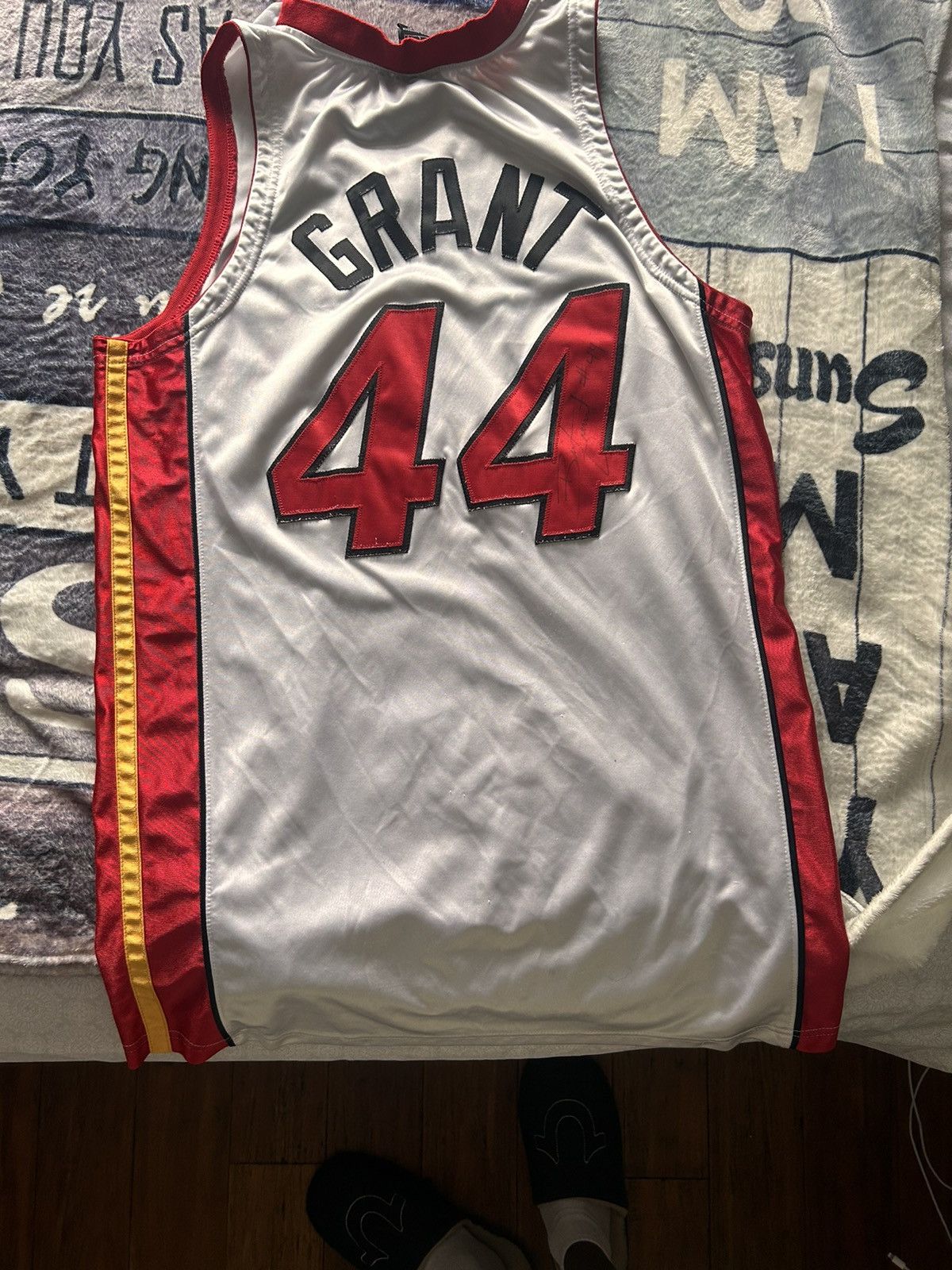 Image of Nba Heat Jersey Number 44 in Red, Men's (Size XL)