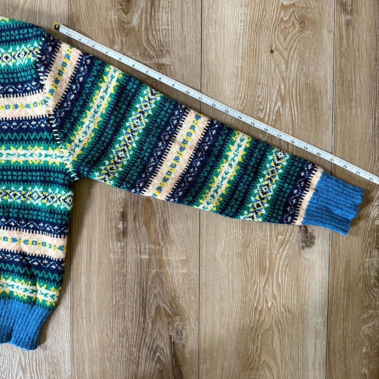 Urban Outfitters Urban Outfitters Hudson Fair Isle Crew Neck Sweater M Size US M / EU 48-50 / 2 - 12 Thumbnail