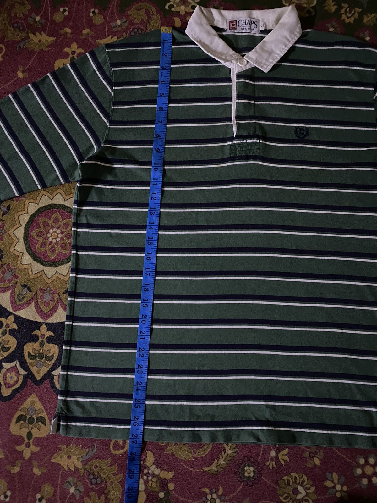 Chaps × Chaps Ralph Lauren Chaph Polo Rugby Triped Long Sleeve T-Shirt Size US M / EU 48-50 / 2 - 12 Thumbnail