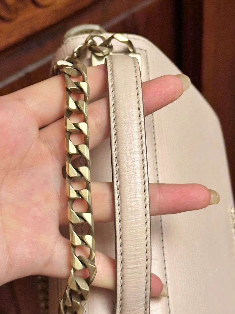Givenchy Givenchy Women's cowhide handbag with chain strap, Morandi Size ONE SIZE - 6 Thumbnail