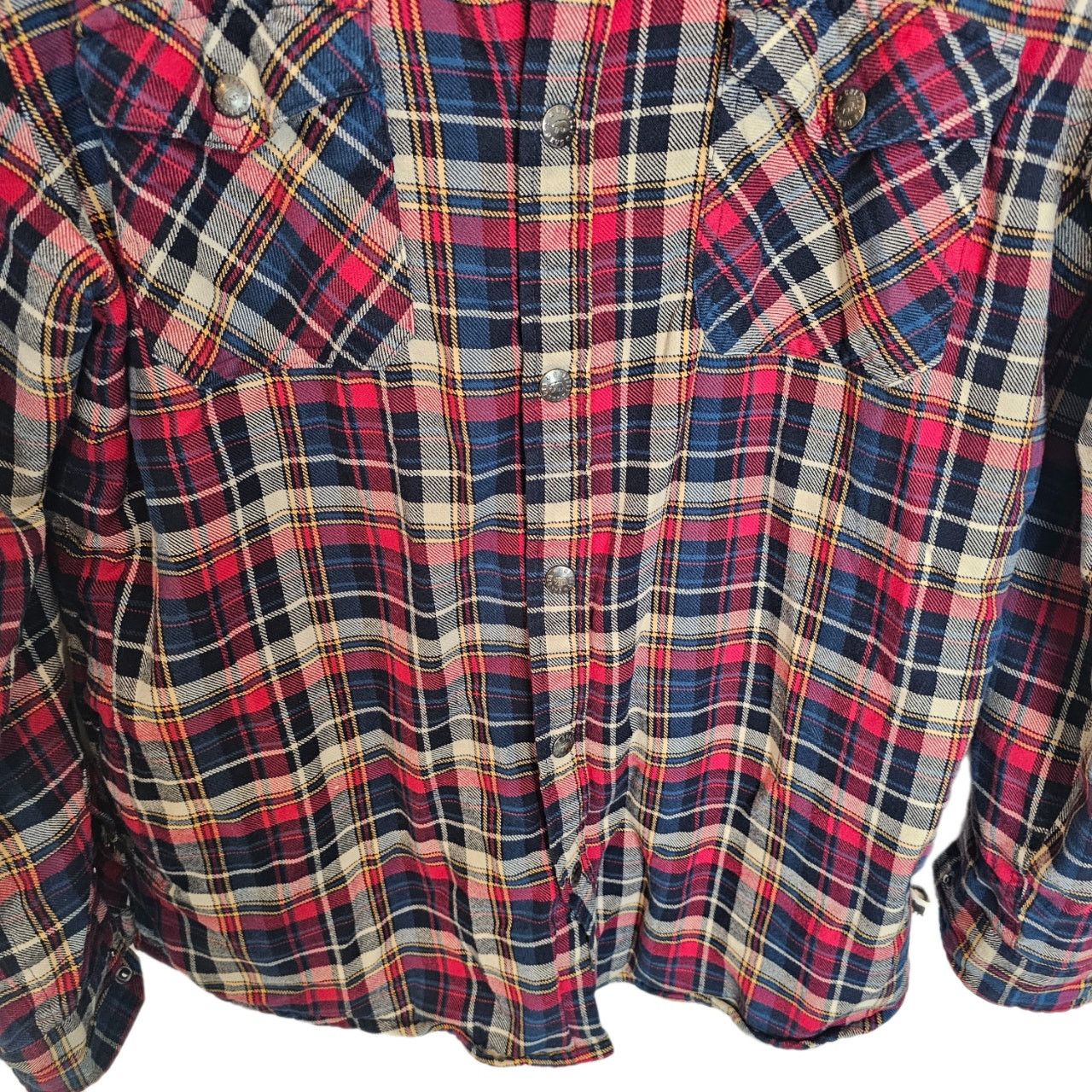 Dakota Grizzly Dakota Grizzly Flannel Shacket Snap L Plaid Lined Gorpcore Size US L / EU 52-54 / 3 - 3 Thumbnail