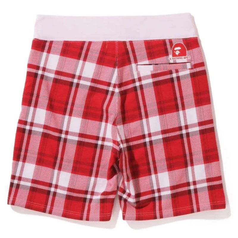 Bape BAPE CHECK GIFT SWEAT SHORTS Size US 30 / EU 46 - 2 Thumbnail