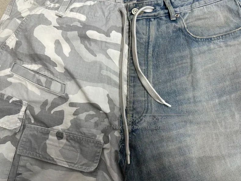Balenciaga Balenciaga size M Distressed Camo Printed Tie-Dyed Denim P Size US 27 - 3 Thumbnail