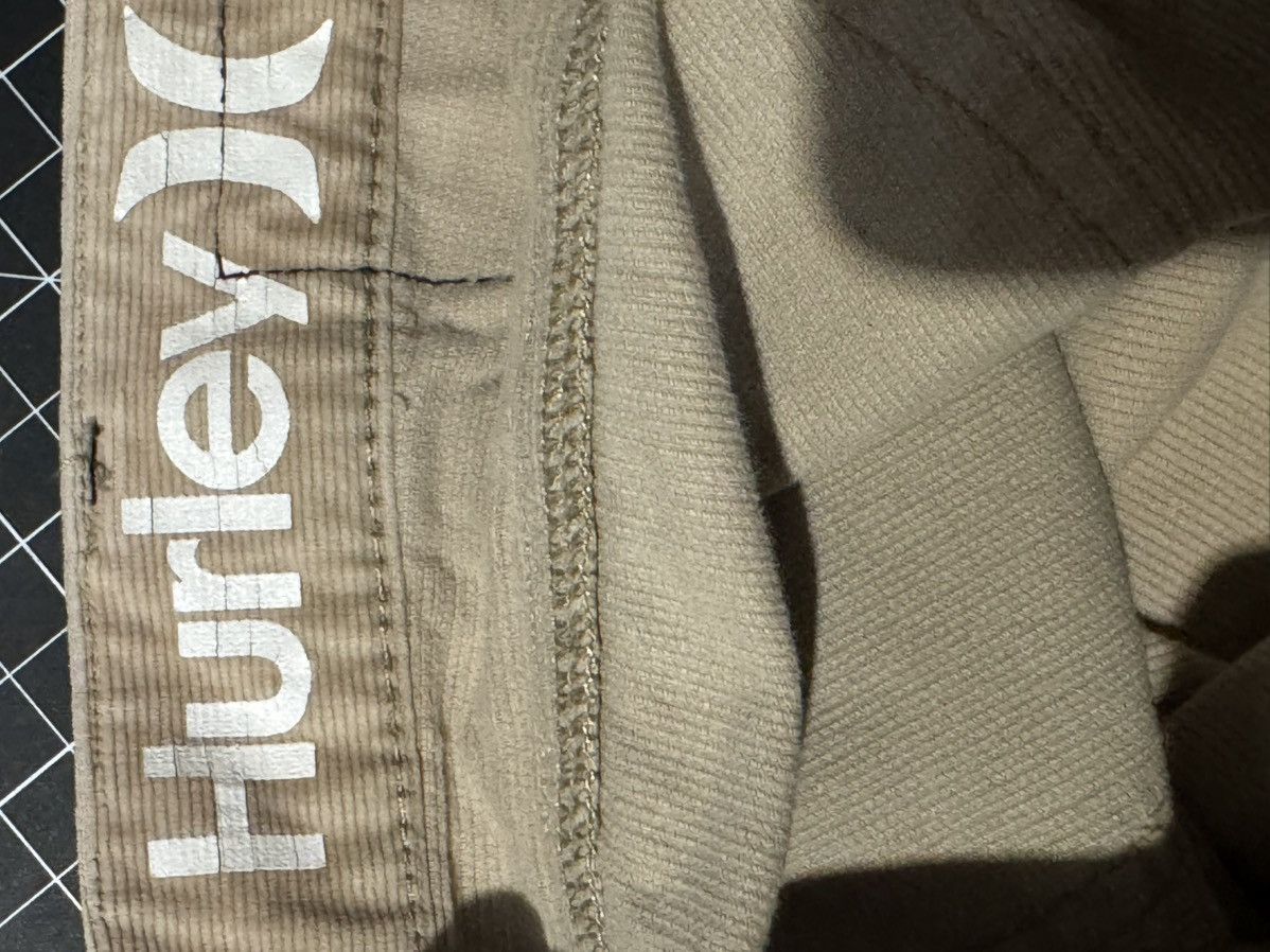 Hurley Hurley Beige Corduroy Straight Leg Light Tan Pants 2000s Y2k Size US 30 / EU 46 - 18 Thumbnail