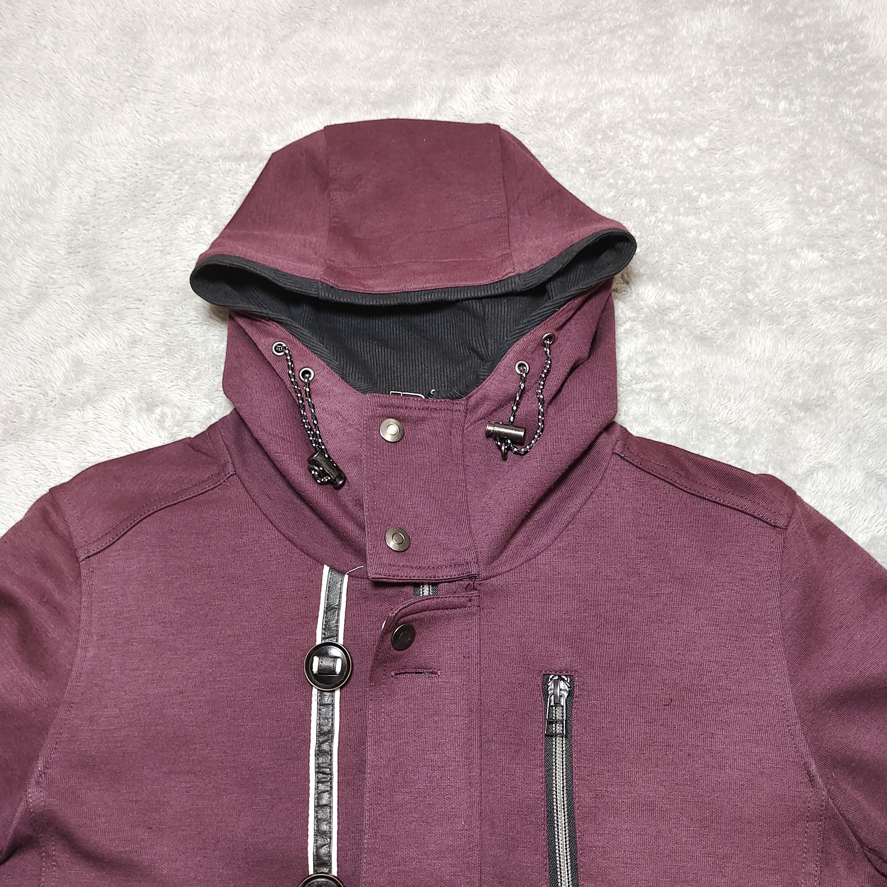 Japanese Brand 2000s PLUS ONE AMAZING ZIP UP HOODED JACKET JAPANESE Size US M / EU 48-50 / 2 - 3 Thumbnail