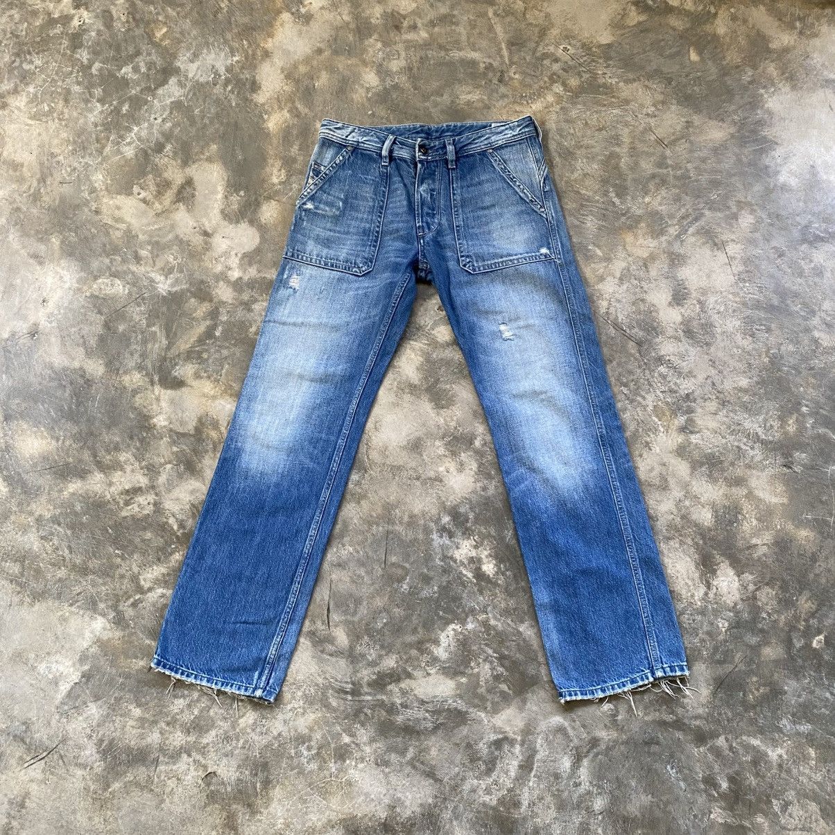Diesel Diesel Fatigue Ripped Jeans Size US 30 / EU 46 - 1 Thumbnail