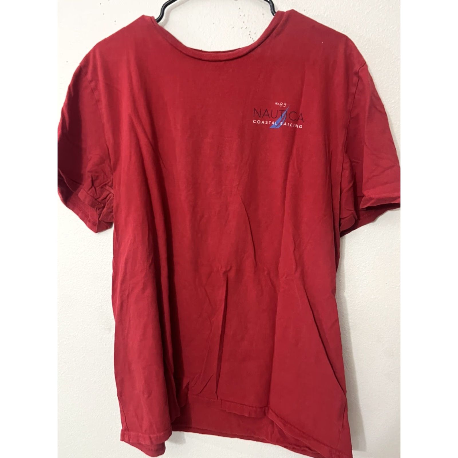 Nautica Nautica Coastal Sailing Club Red XL Men Graphic Tee Crew Neck Shirt Short Sleeve Size US XL / EU 56 / 4 - 2 Thumbnail