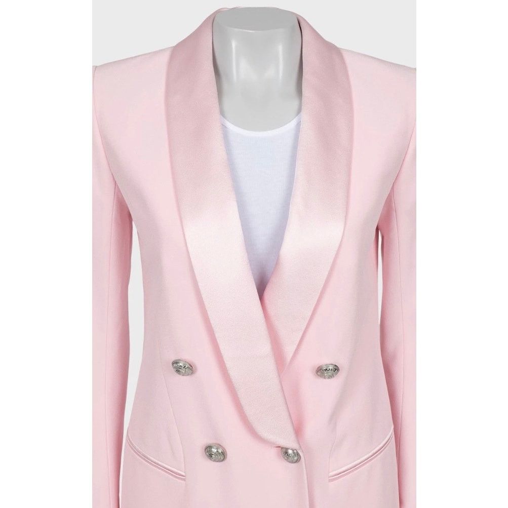 Balmain Balmain Pink Viscose Blazer & Trousers Suit Sz.36 Size XS / US 0-2 / IT 36-38 - 6 Thumbnail