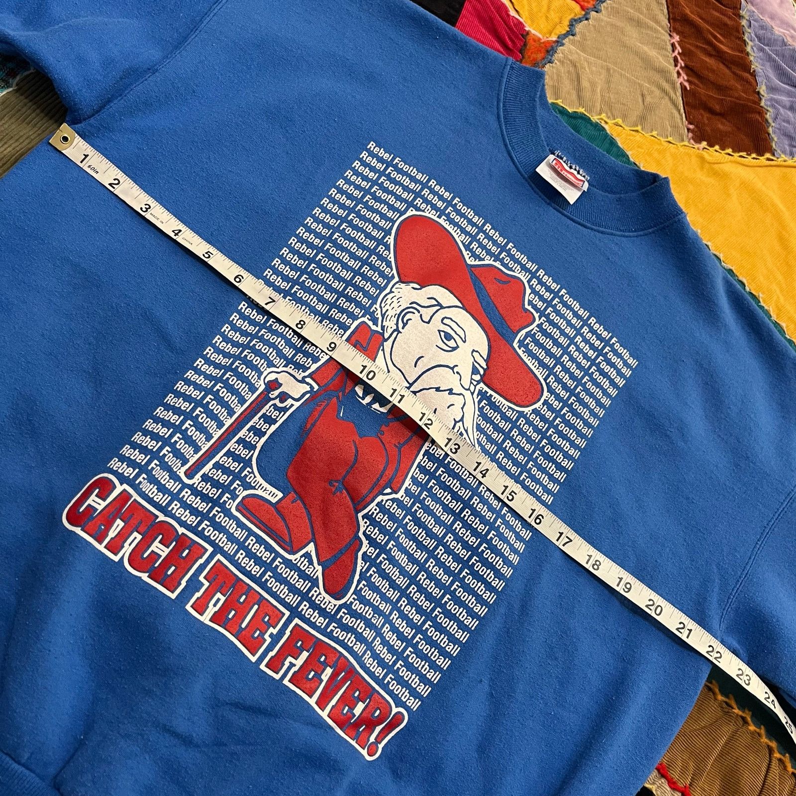 Hanes Vintage 1999 Vestavia Rebels 95 ib Football Blue Crewneck L Size US L / EU 52-54 / 3 - 5 Thumbnail