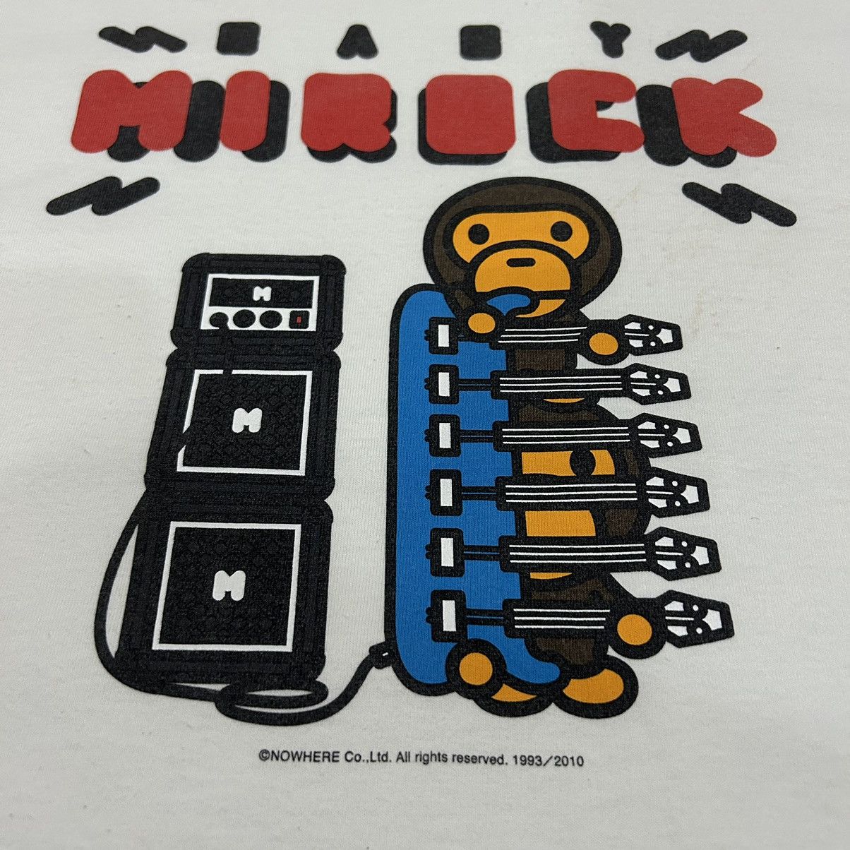 Bape Baby Milo Mirock Tee Size US L / EU 52-54 / 3 - 3 Thumbnail