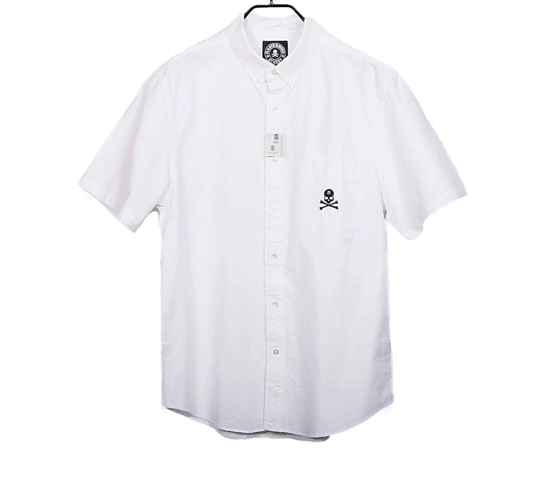 Mastermind Japan mmj x Stussy short-sleeve shirt white print XL new Size US XL / EU 56 / 4 - 1 Thumbnail