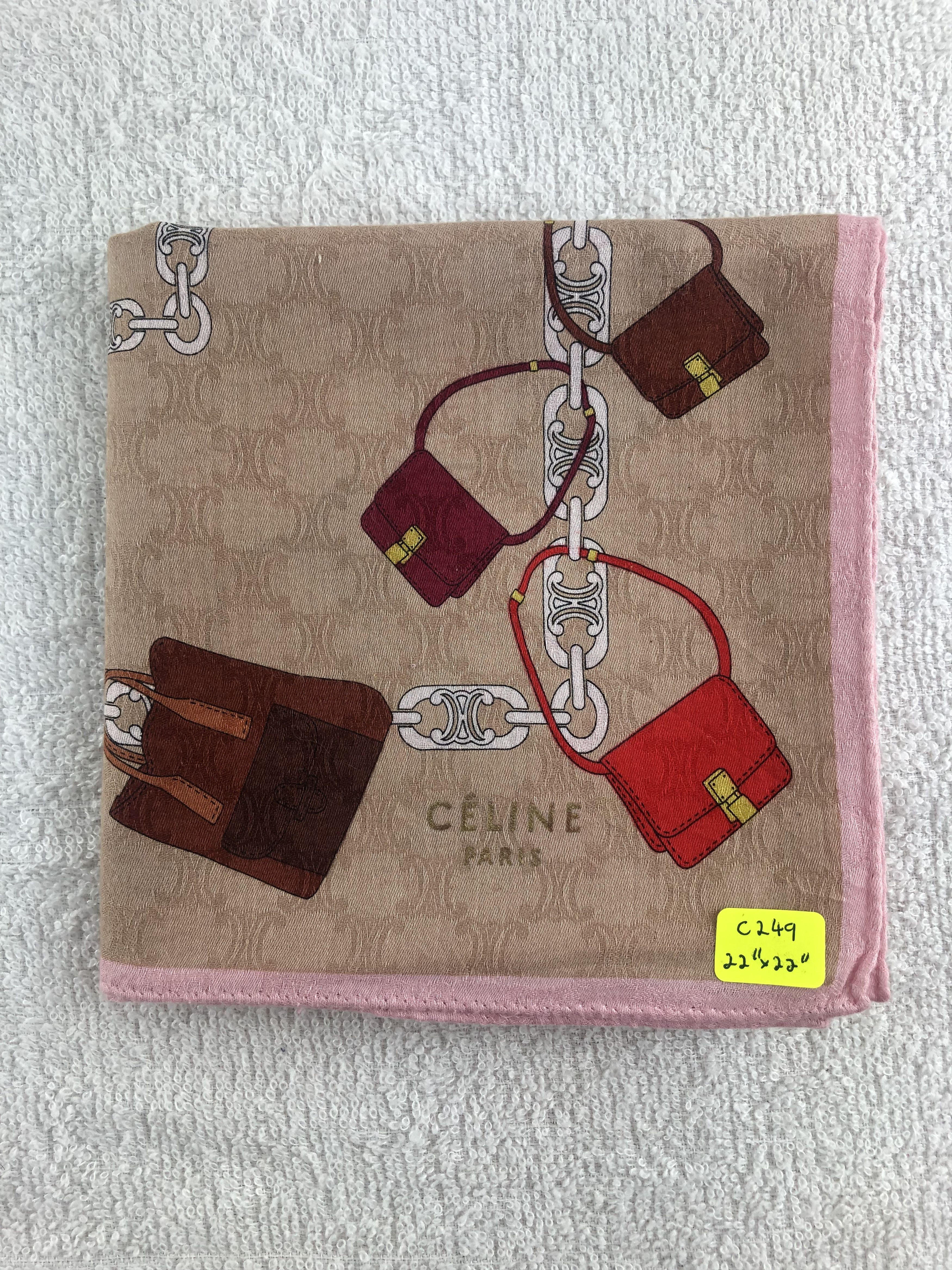 Celine Celine Handkerchief / Bandana / Neckerchief C249 Size ONE SIZE - 6 Thumbnail