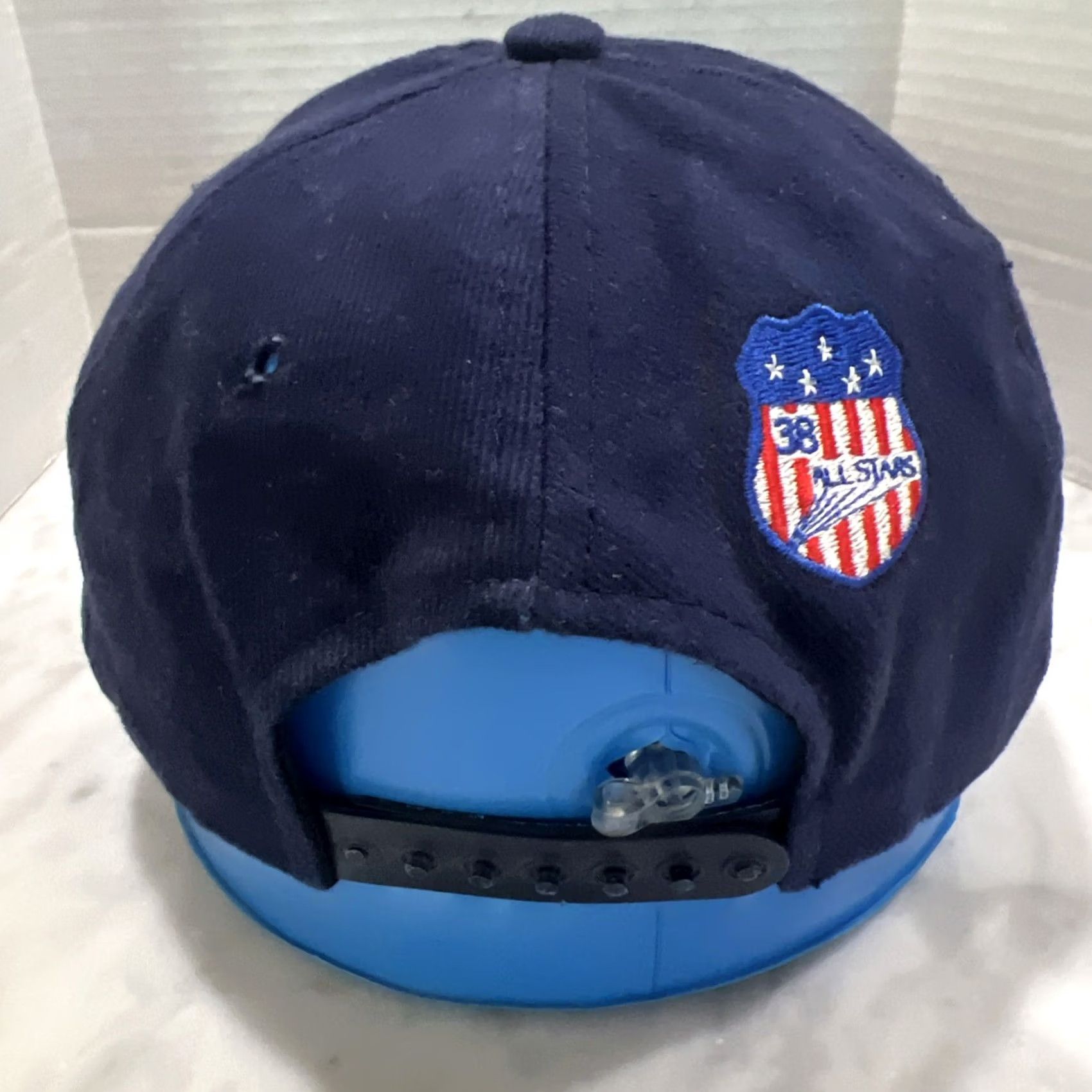 Vintage VINTAGE Headmaster US Air Force Academy All Stars Snapback Hat Embroidered Adjustable Blue Stars Men One Size Size ONE SIZE - 5 Thumbnail