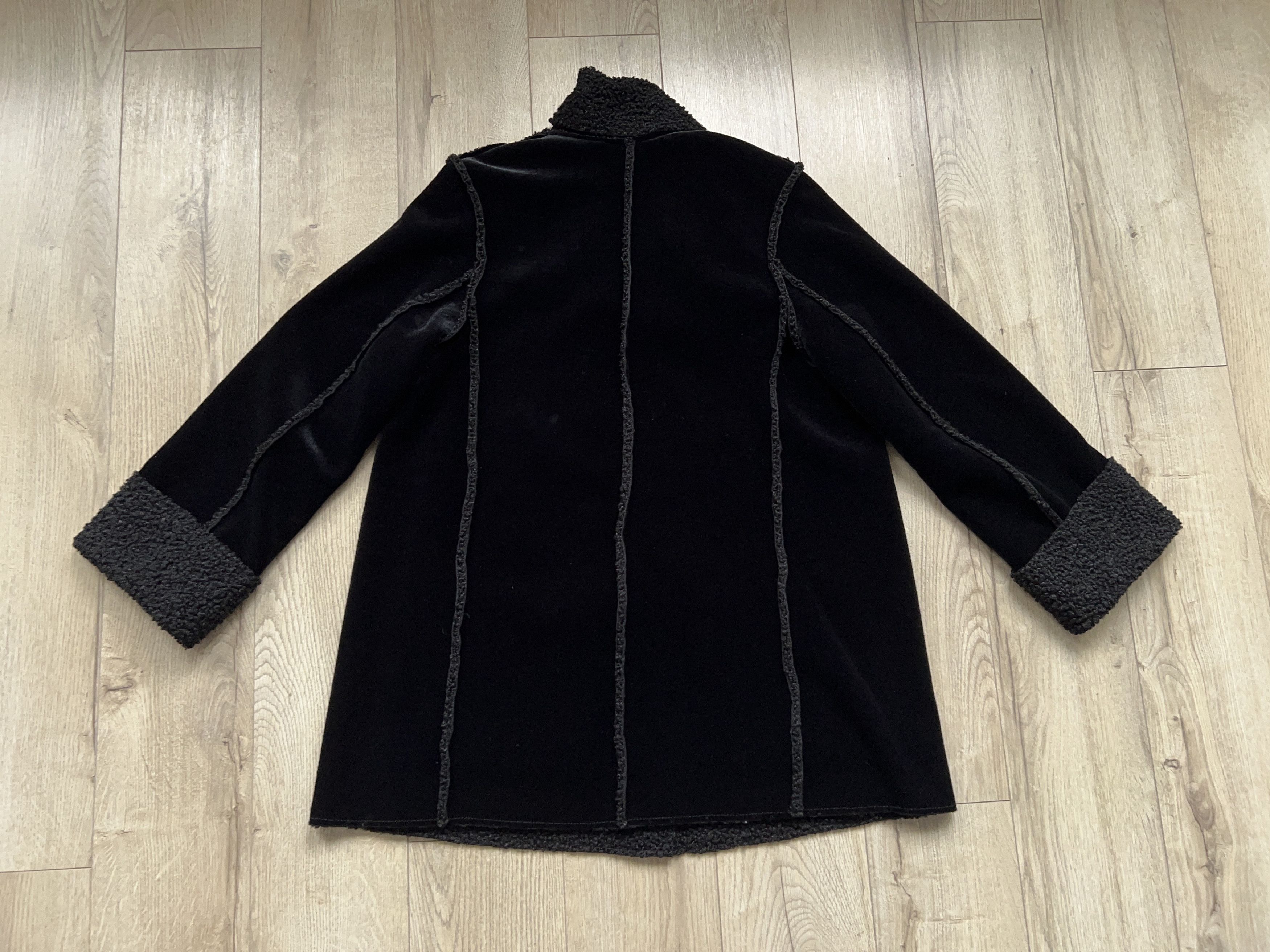 Annette Gortz ANNETTE GORTZ Glory Designer Black Coat Jacket Polyester Size M / US 6-8 / IT 42-44 - 14 Thumbnail