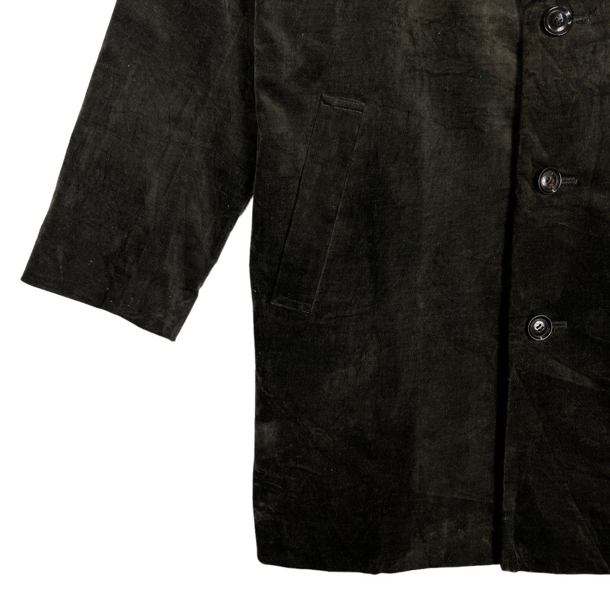 Japanese Brand 🔥 KFT HAYAMA VELVET LONG JACKET MADE IN JAPAN Size US S / EU 44-46 / 1 - 4 Thumbnail