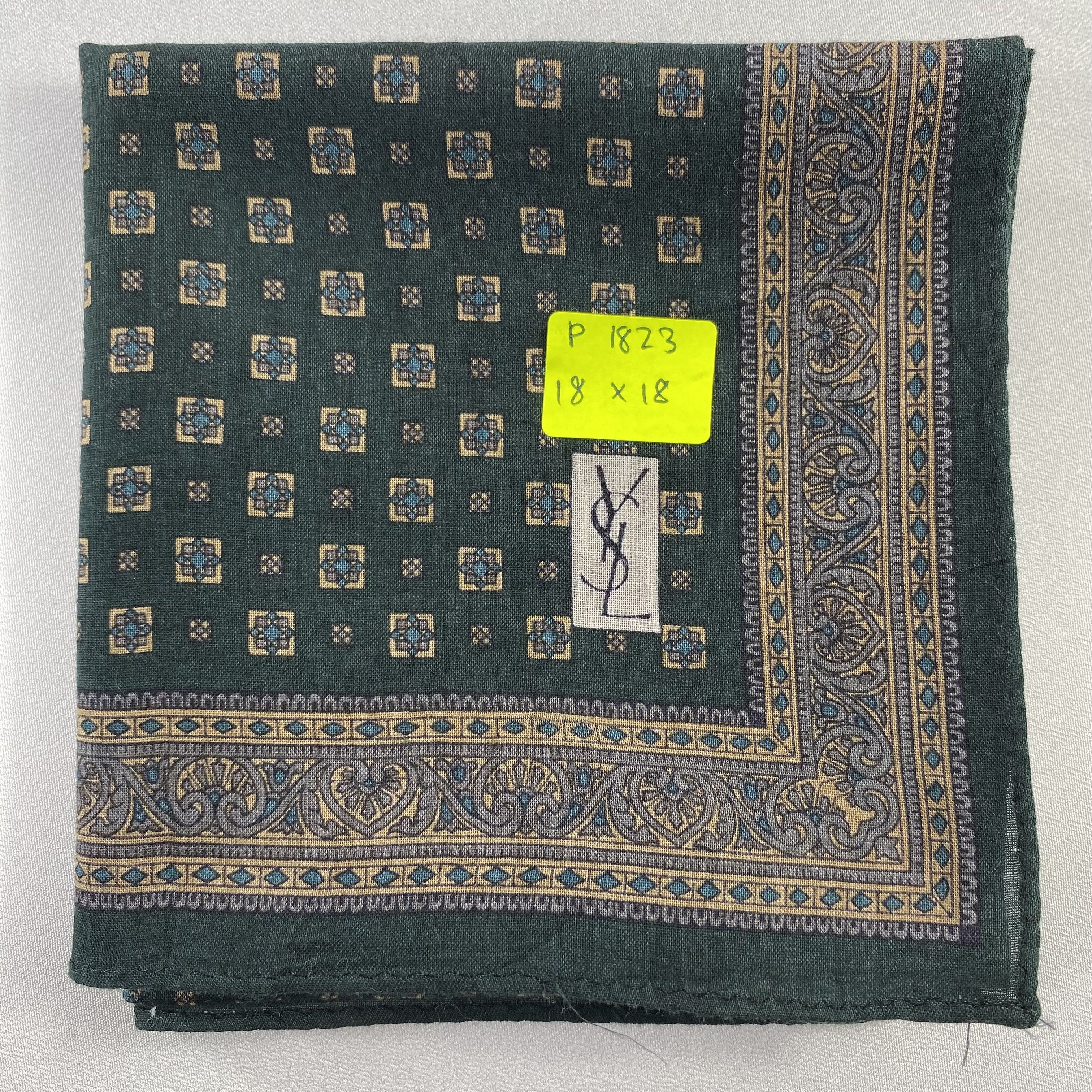 Vintage Yves Saint Laurent Bandana/ Handkerchief / Neckerchief-P1823 Size ONE SIZE - 5 Thumbnail