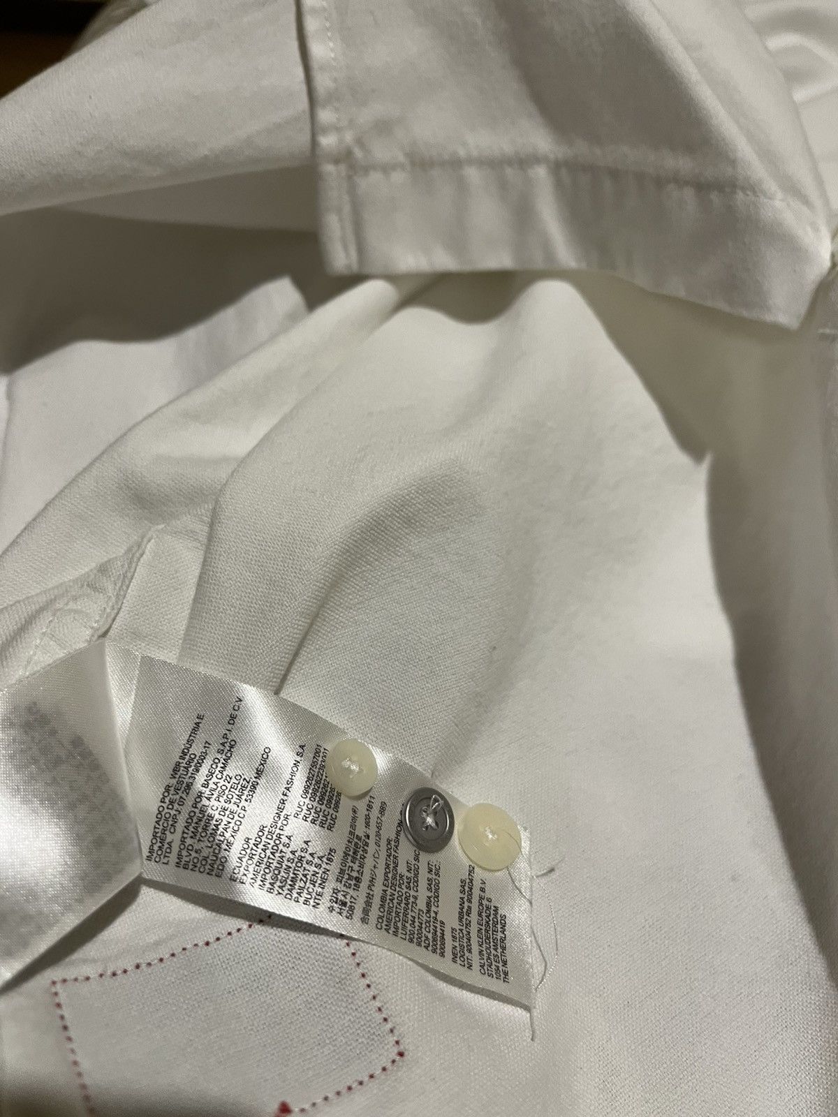 Calvin Klein Calvin Klein Jeans White Button-up Shirt Size US L / EU 52-54 / 3 - 7 Thumbnail