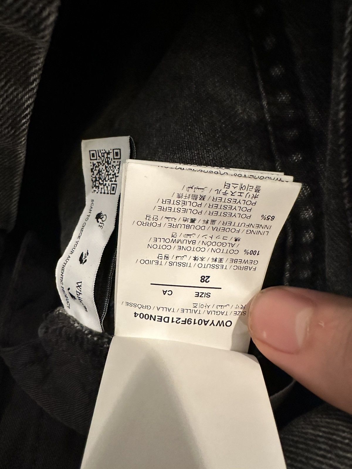 Off-White OFF WHITE GRAFF DENIM Size US 28 / EU 44 - 13 Thumbnail