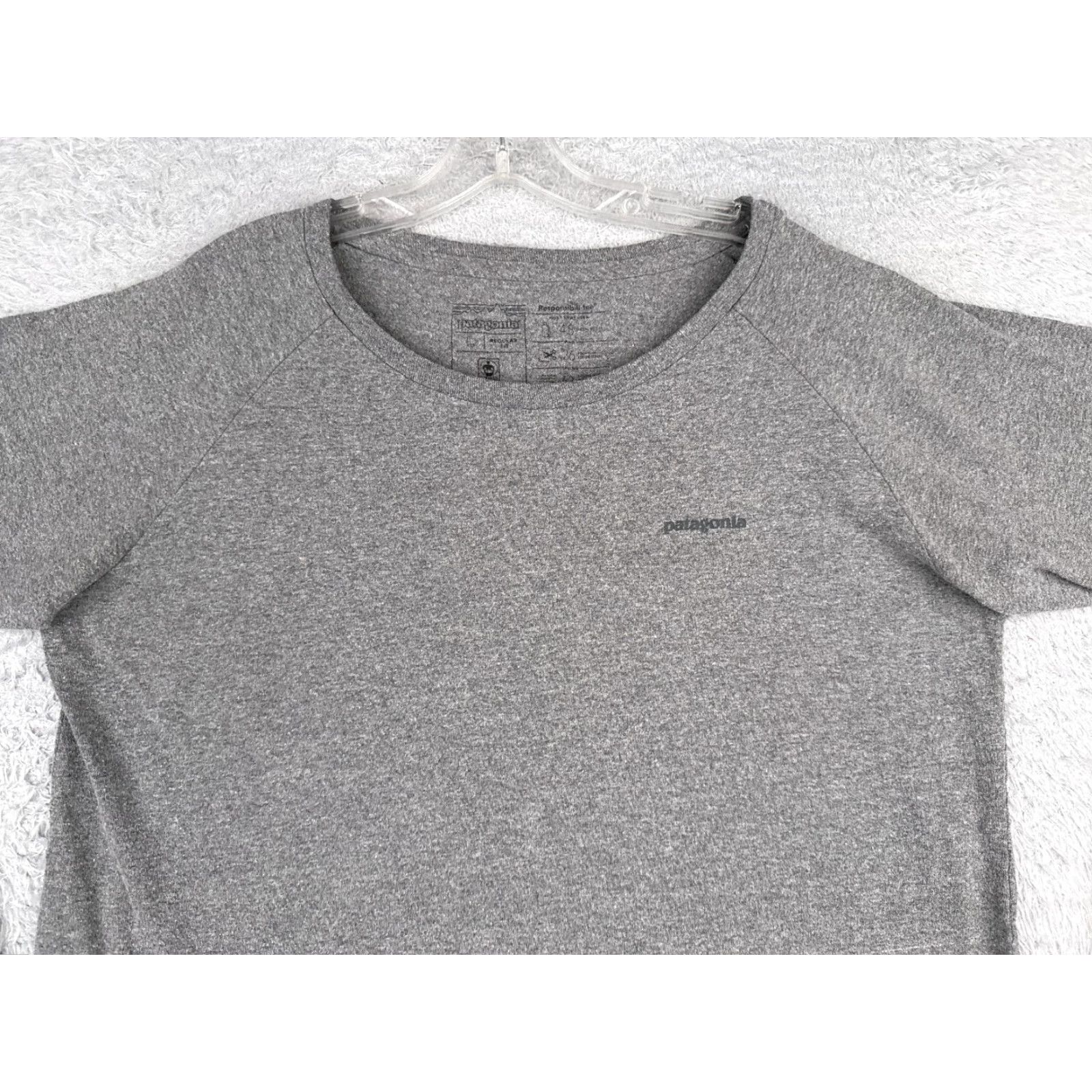 Patagonia Patagonia Shirt Adult Large Gray Long Sleeve Crew Neck Polyester Blend Size L / US 10 / IT 46 - 4 Thumbnail