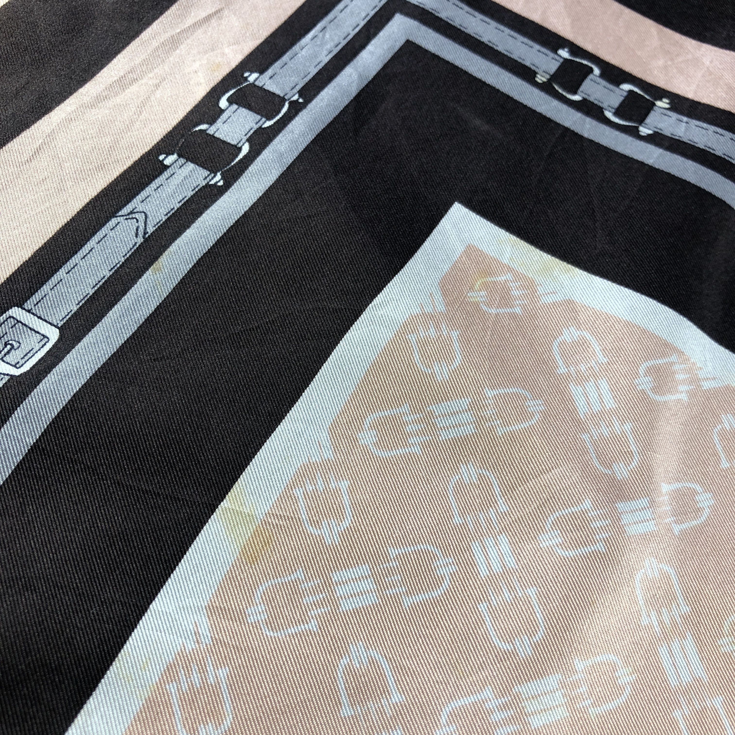 Vintage Vintage Christian Bigorie Hand Rolled Silk Scarf M1350 Size ONE SIZE - 12 Thumbnail