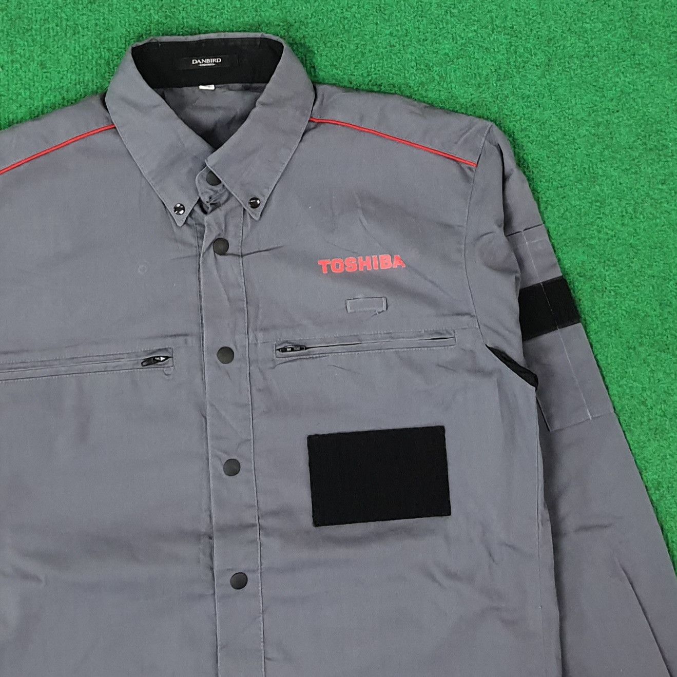 Japanese Brand Vintage Toshiba Japan Tech Brand Work Shirt C223N38 Size US M / EU 48-50 / 2 - 2 Thumbnail