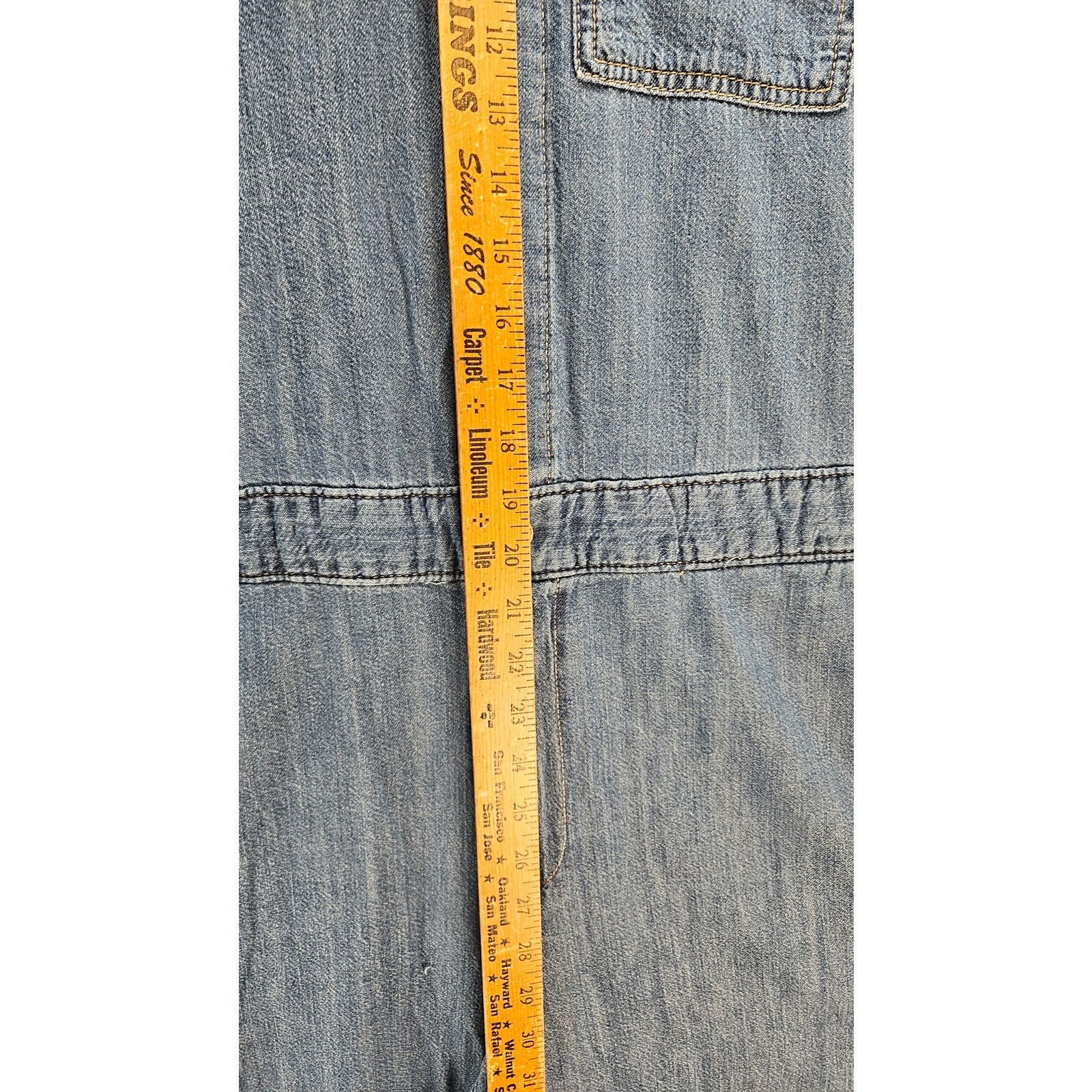 Levi's LEVI'S WOMEN'S MEDIUM DOLMAN SLEEVE REGULAR SIZE JUMPSUITS Size 28" / US 6 / IT 42 - 4 Thumbnail