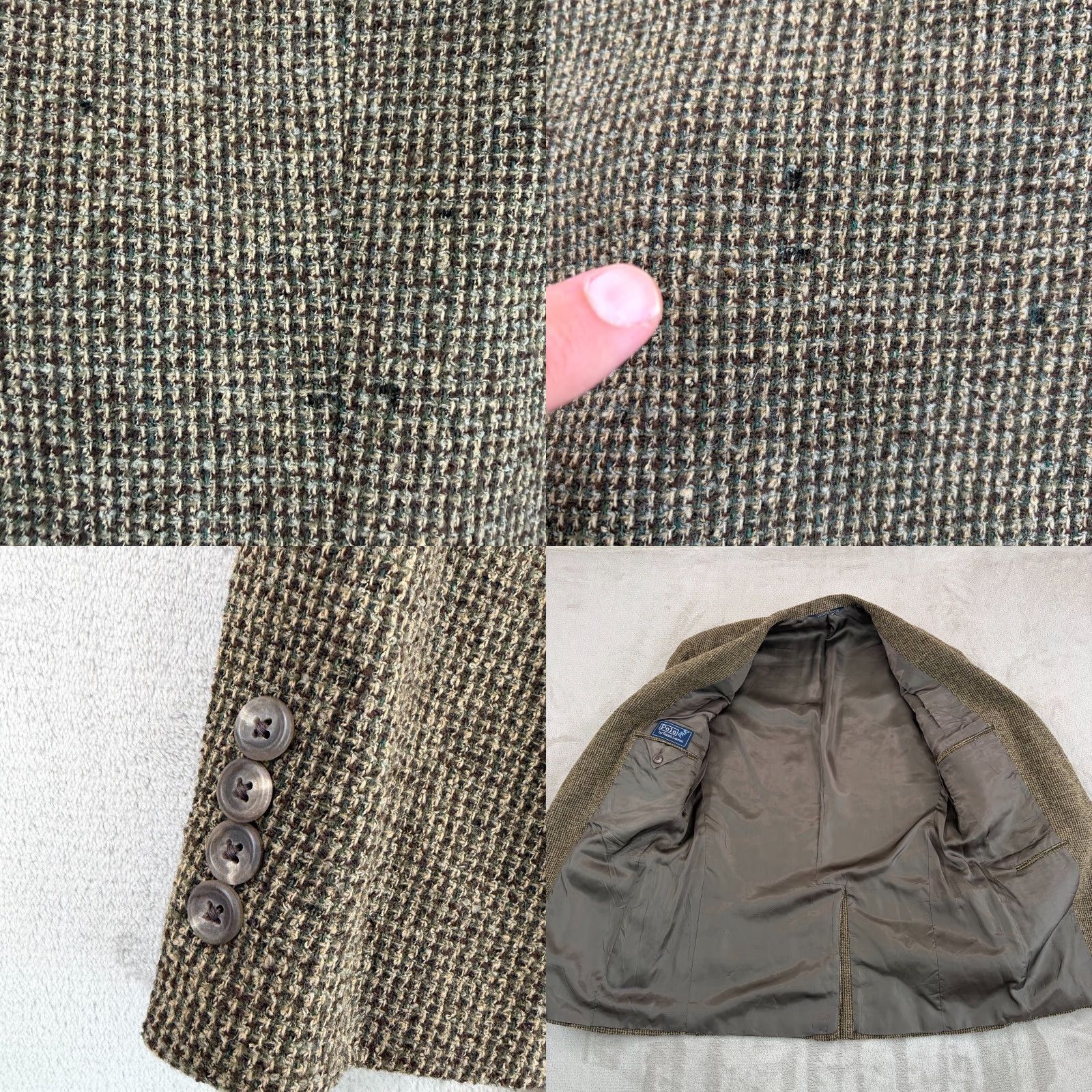 Ralph Lauren VINTAGE Polo Ralph Lauren Blazer Sports Coat Men 42L Brown Union Made in USA N/a Not Applicable? Size US XL / EU 56 / 4 - 9 Thumbnail