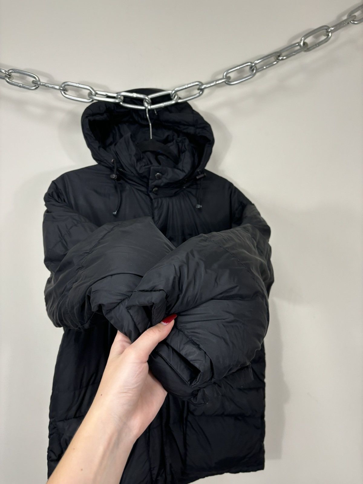 Aspesi Alberto Aspesi Men’s Black Luxury Hooded Puffer Down Jacket Size US S / EU 44-46 / 1 - 10 Thumbnail