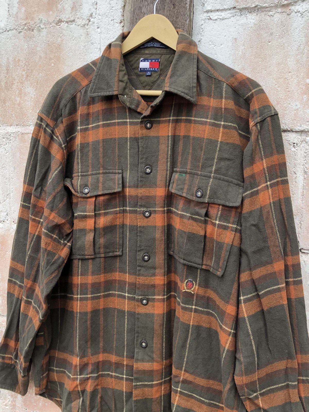 Flannel × Tommy Hilfiger Tommy Hilfiger Flannel Shirt Button Up Size US M / EU 48-50 / 2 - 4 Thumbnail