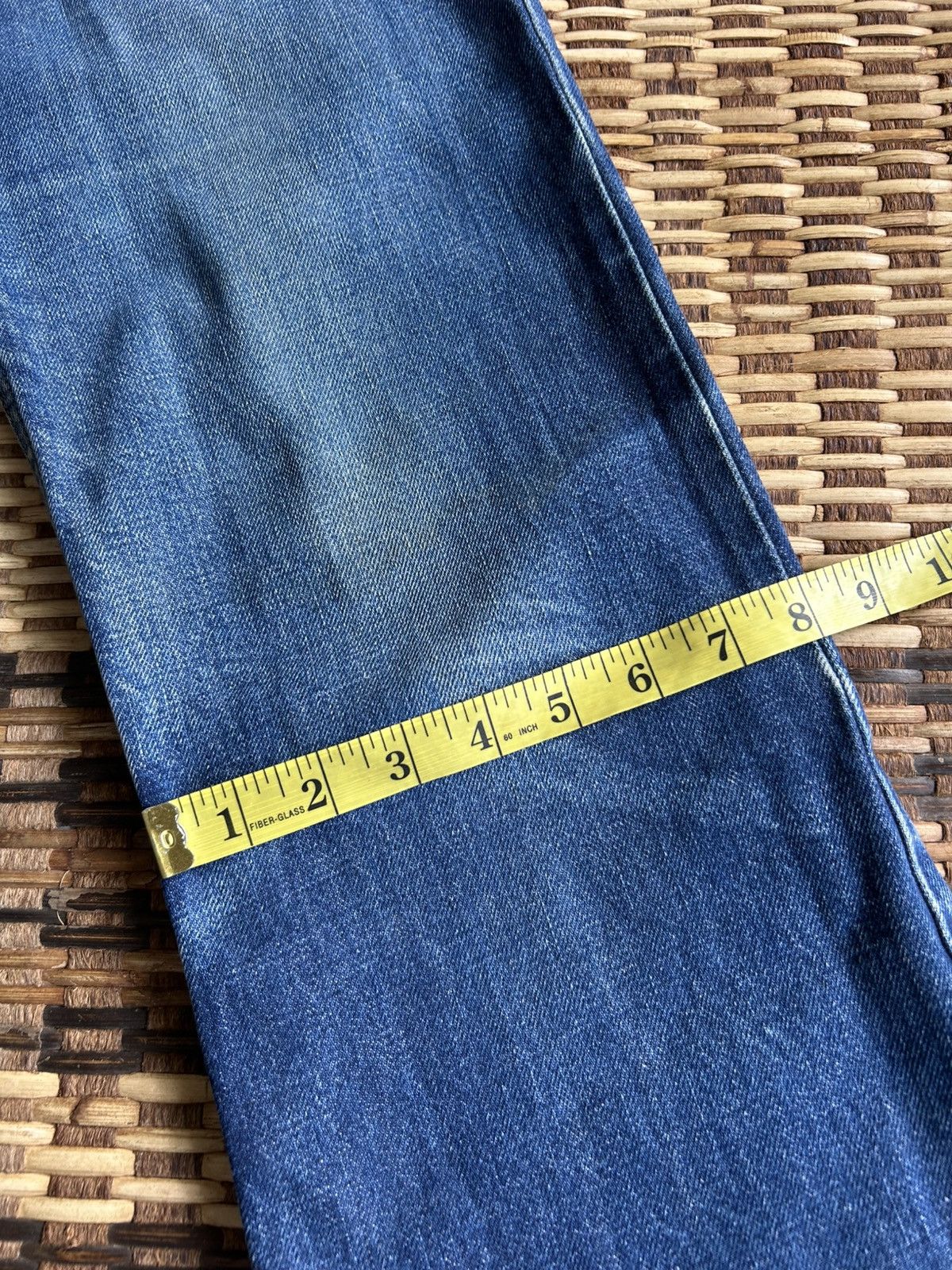 Japanese Brand × Kapital × Vintage Flare A.P.C Mudwash Denim Jeans Size US 32 / EU 48 - 12 Thumbnail