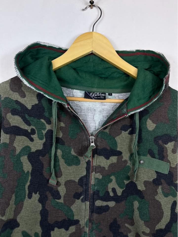 Billabong Rare Billabong Hoodie Sweatshirts Camouflage Size US L / EU 52-54 / 3 - 3 Thumbnail