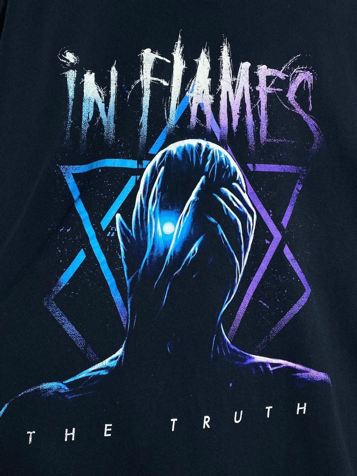 Band Tees 🔥 IN FLAMES THE TRUTH TEE Y2K SWEDISH METALCORE GRAIL VIBES Size US XL / EU 56 / 4 - 5 Thumbnail