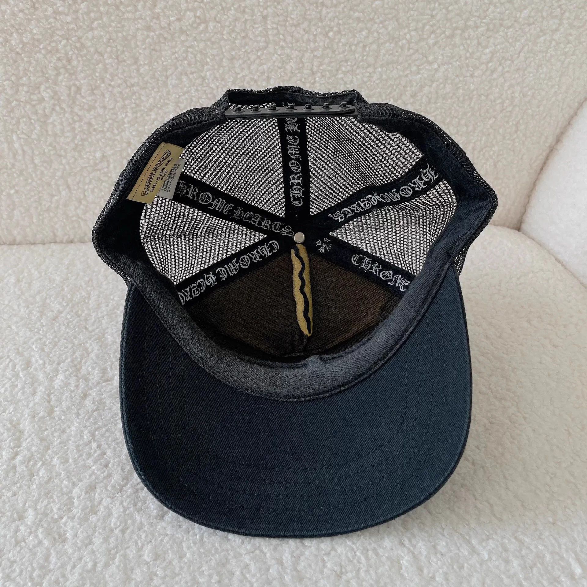 Chrome Hearts Chrome Hearts Black Embroidered Baseball Cap Size ONE SIZE - 7 Thumbnail