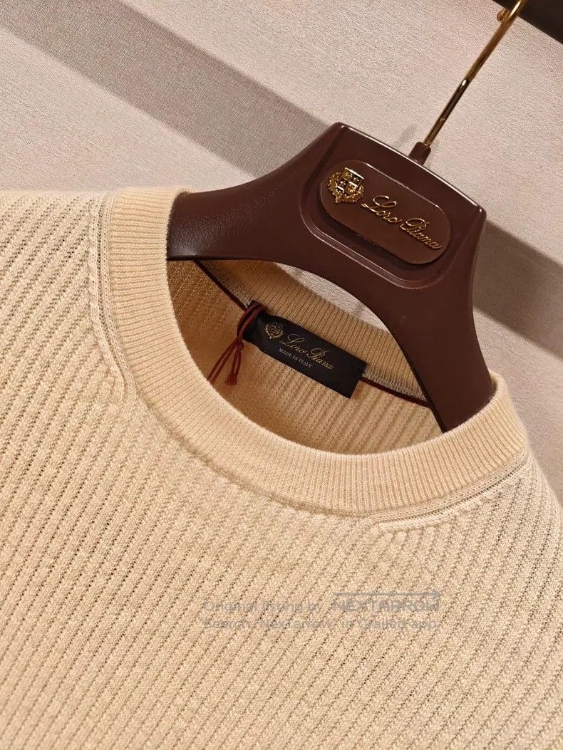 Loro Piana Loro Piana Round neck knitted sweater Size US M / EU 48-50 / 2 - 3 Thumbnail