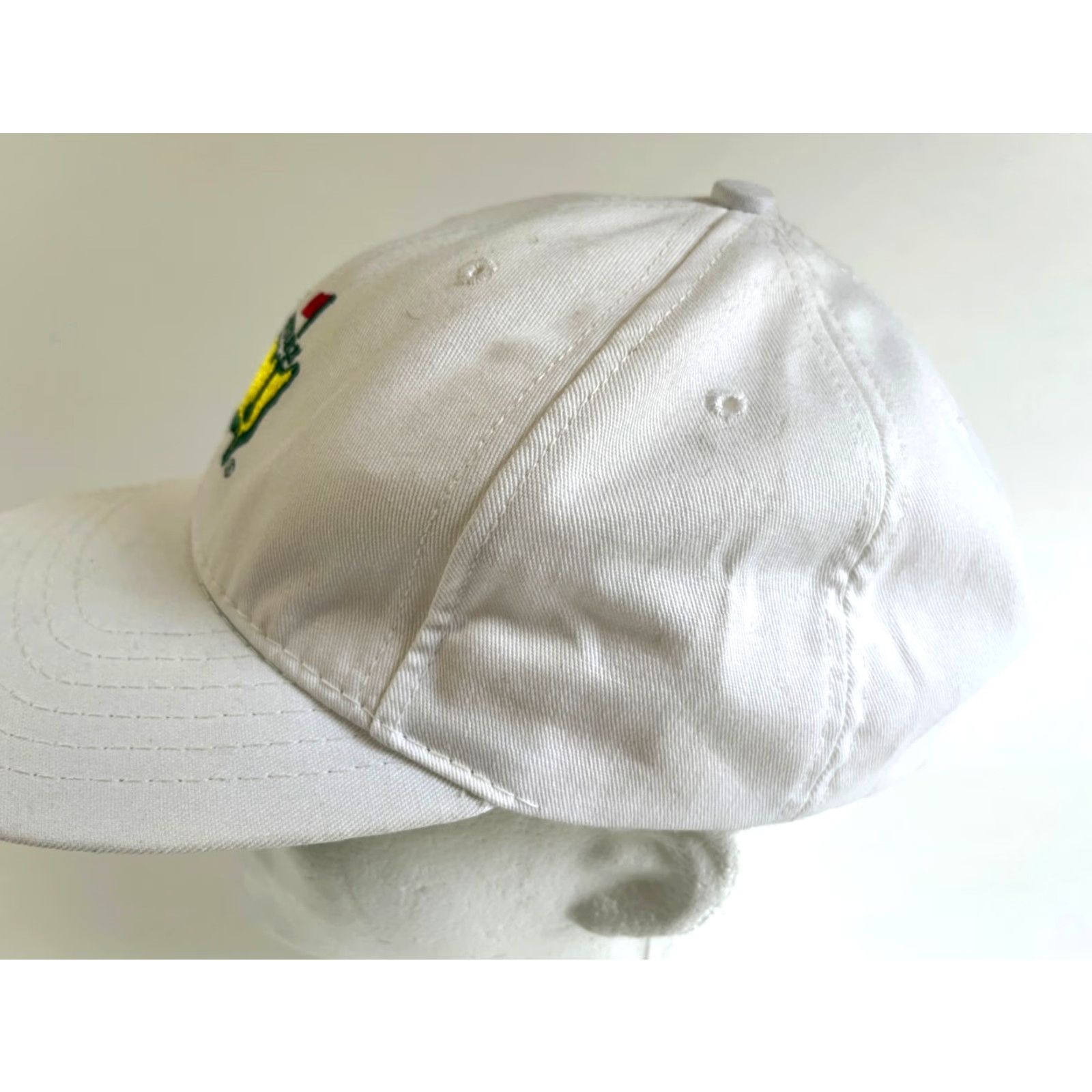 American Needle VINTAGE American Needle Masters Golf Hat - Strapback, White, One Size, Adjustable, Cotton Canvas, Mens, 90s, NOS, Made in USA Size ONE SIZE - 7 Thumbnail