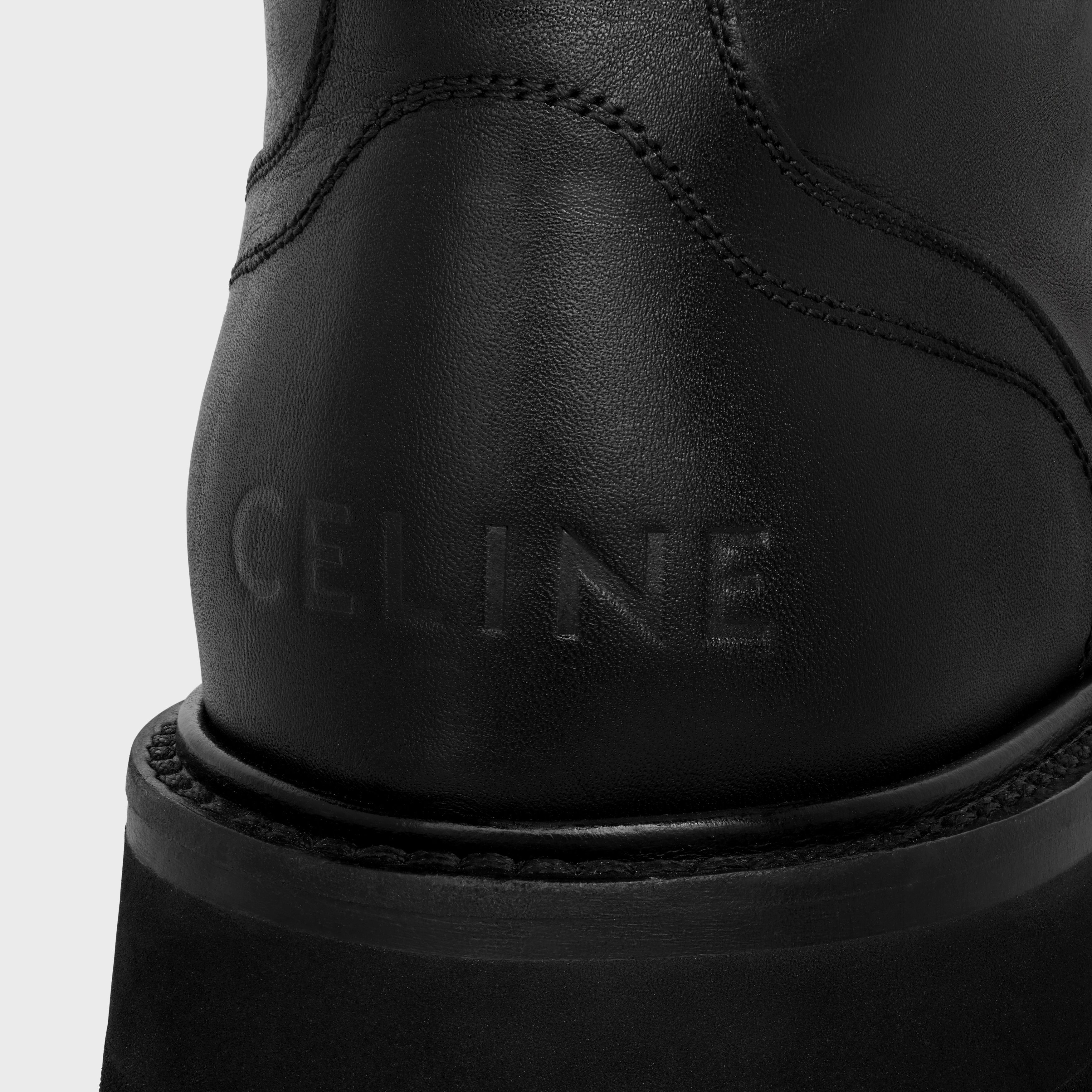 Celine o1bcso1str0824 Bulky Maxx Lace-up Boots in Black Size US 6 / EU 39 - 5 Thumbnail